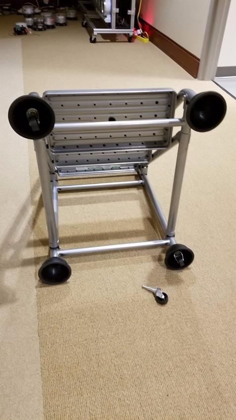 Cosco 3-Step Rolling Step Ladder, Grey customer photo 2