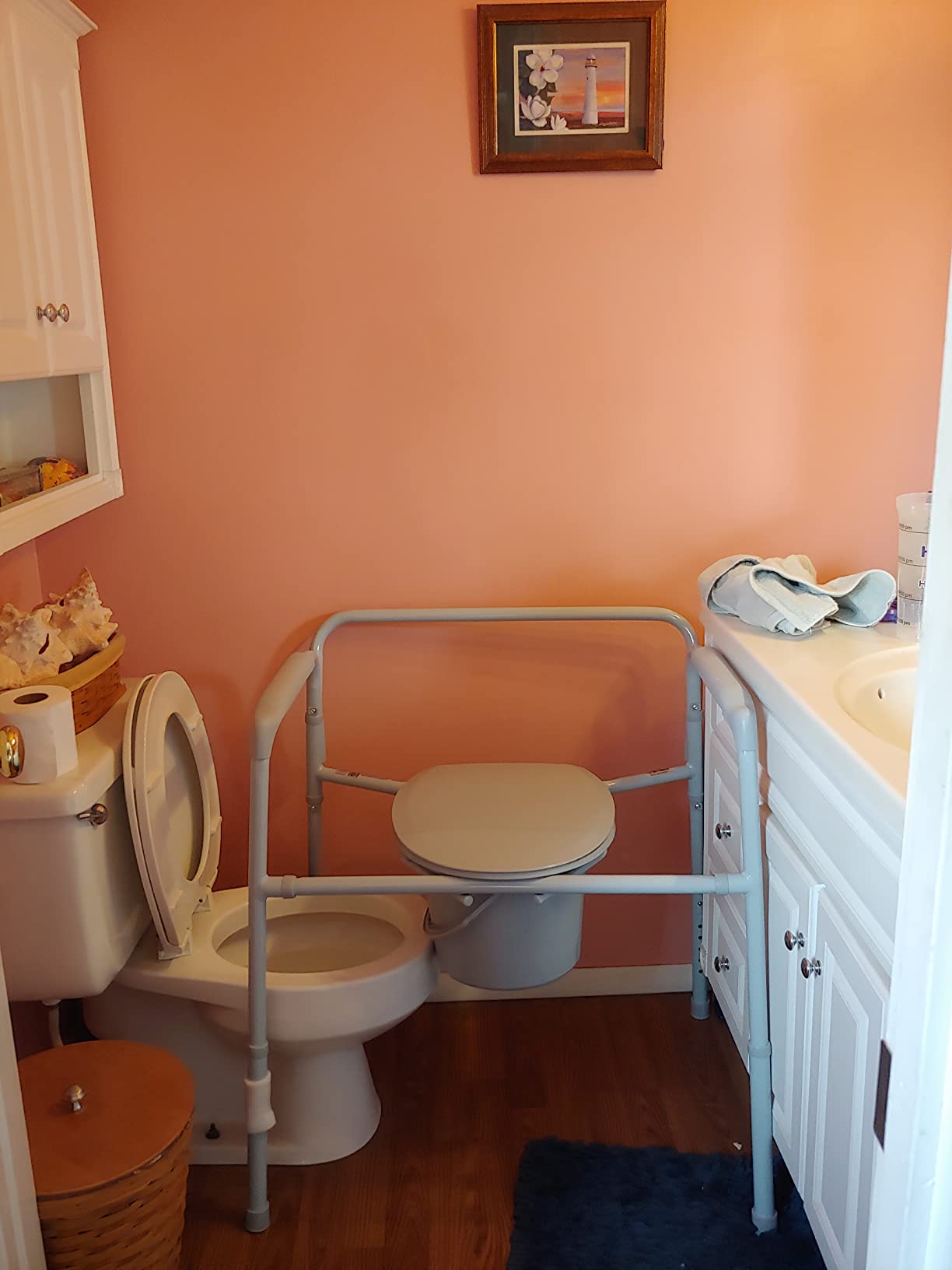 Drive Medical Bariatric Folding Commode for Bathroom Safety customer photo 2
