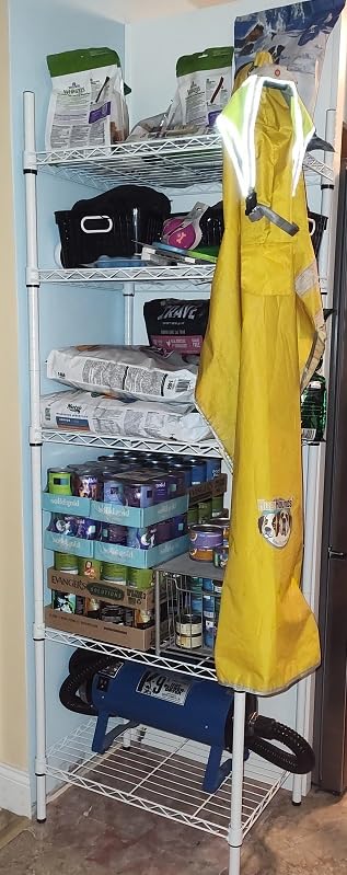 Honey-Can-Do 5-Tier Steel Shelving Unit, 800 lb/Shelf, Black, 42x18x72 in customer photo 1