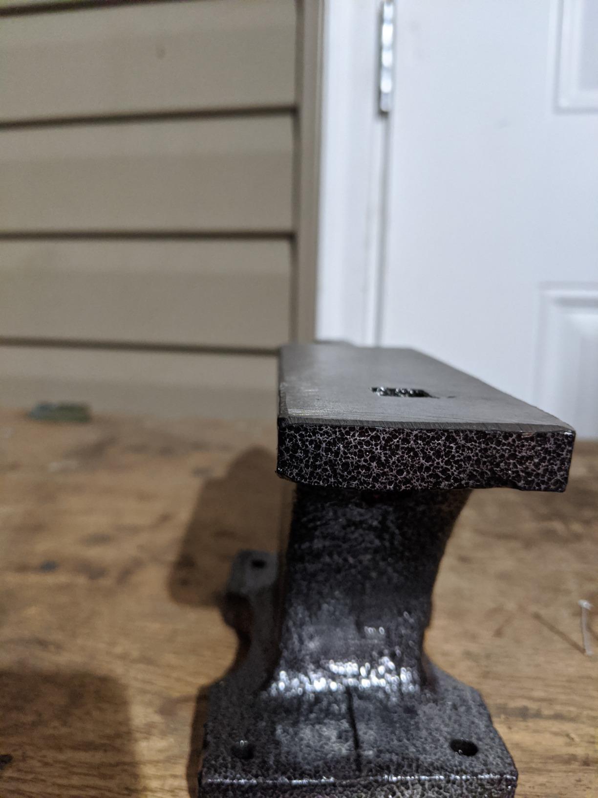 Olympia Tools 9-Pound Cast Iron Hobby Anvil 38-789 , Gray customer photo 2