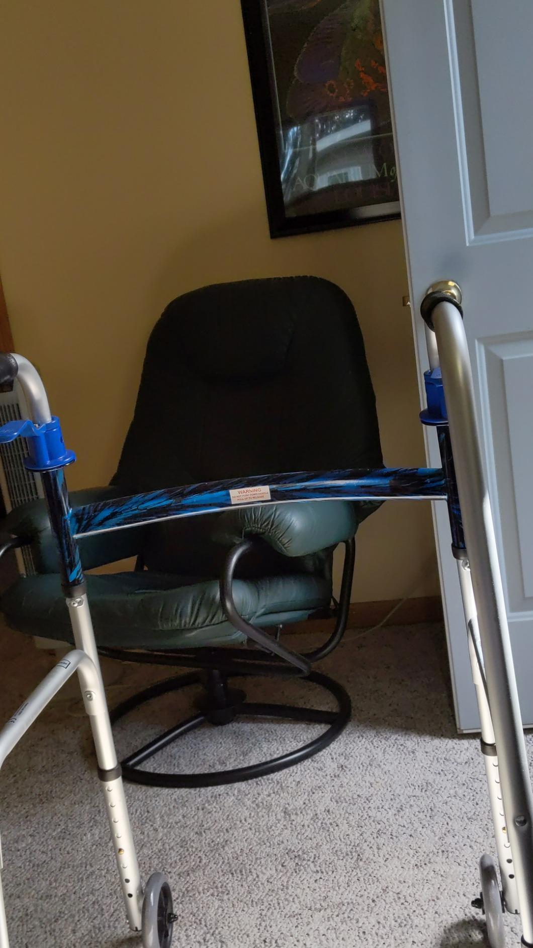 Drive Medical Trigger Release Folding Walker with Contoured Hand Grips customer photo 1