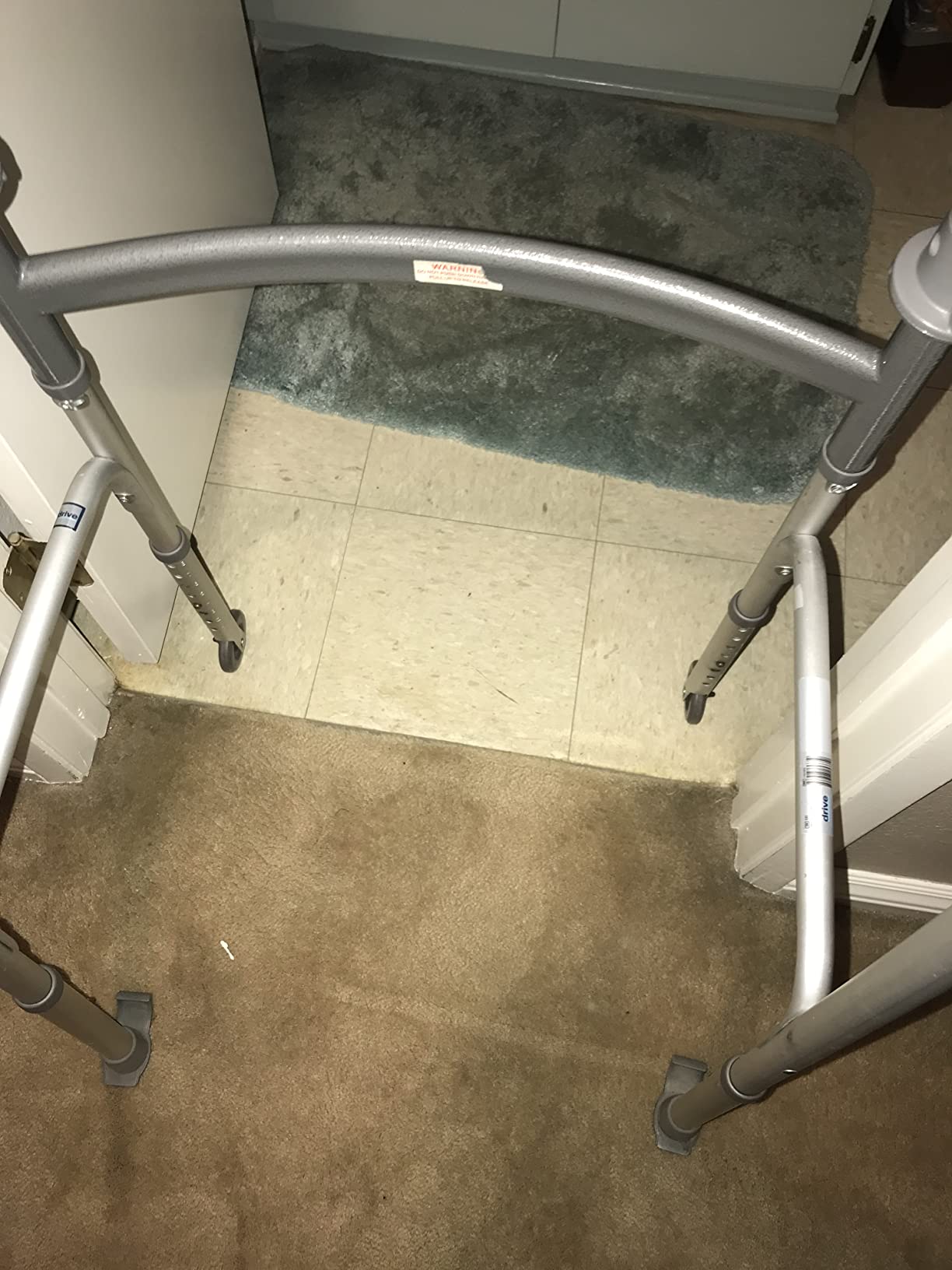 Drive Medical Trigger Release Folding Walker with Contoured Hand Grips customer photo 2