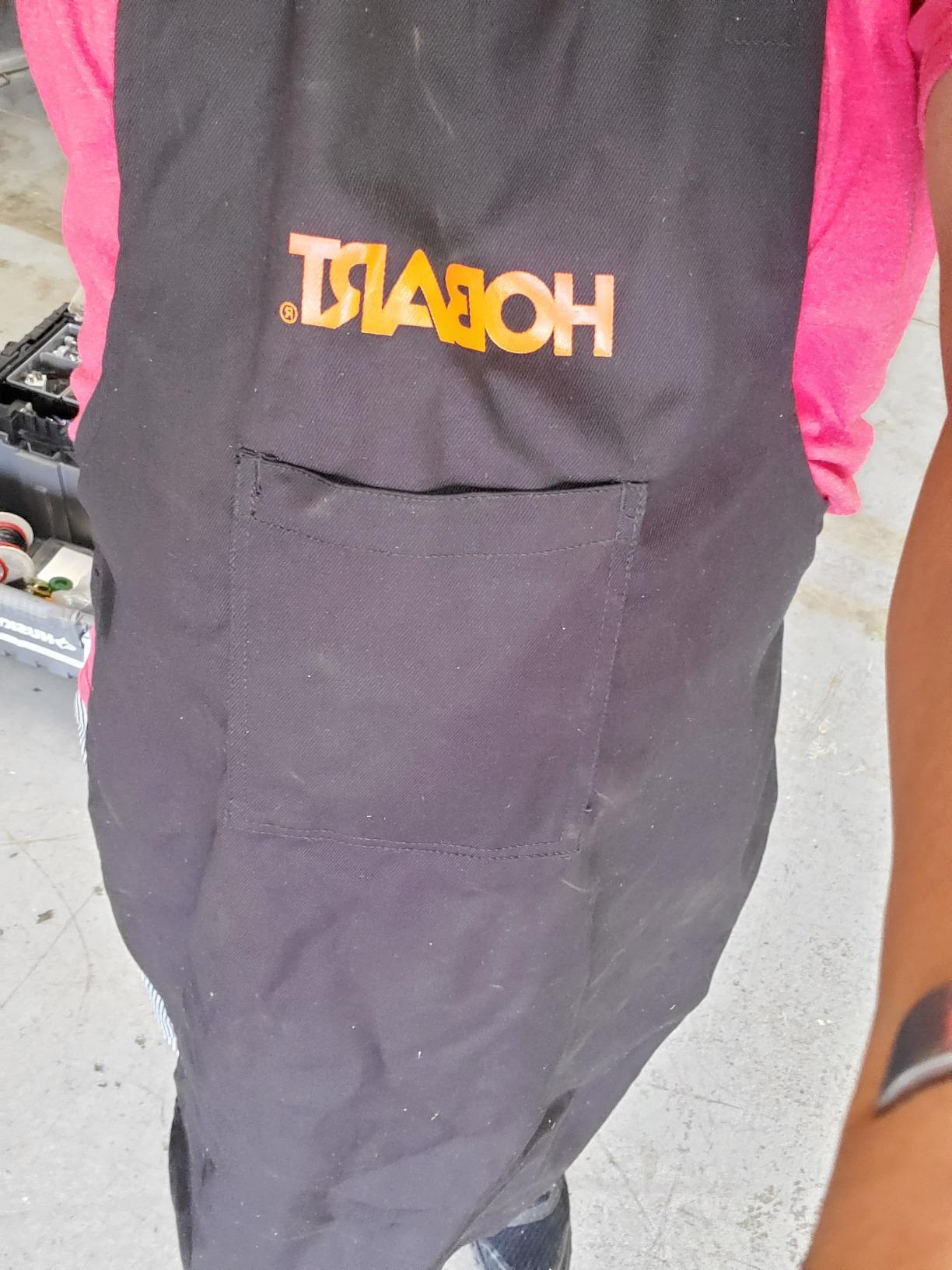 Hobart 770686 Black Cotton Welding Apron customer photo 1