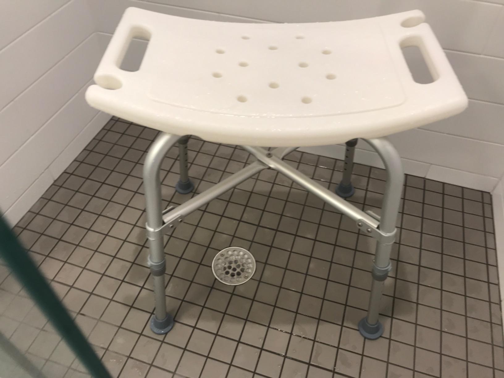 NOVA Heavy Duty Shower Chair, 500 lb Bariatric Bath Seat for Seniors, Fully Assembled, Adjustable Height 17