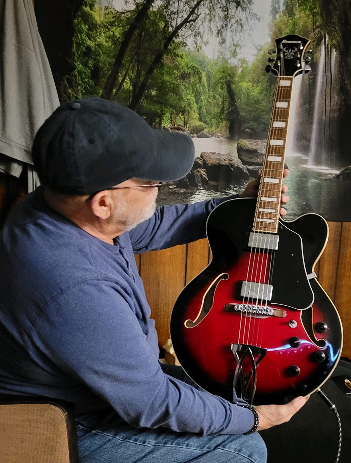 Ibanez Artcore AF75 Hollowbody - Transparent Red Sunburst customer photo 2