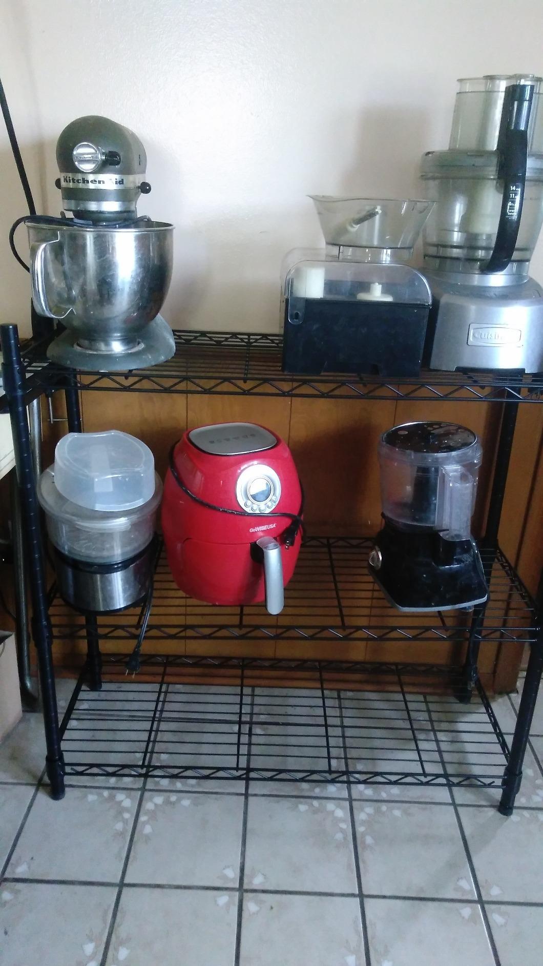 Whitmor 3 Tier Shelving Unit, Metal Shelving, Adjustable Wire Shelving customer photo 1