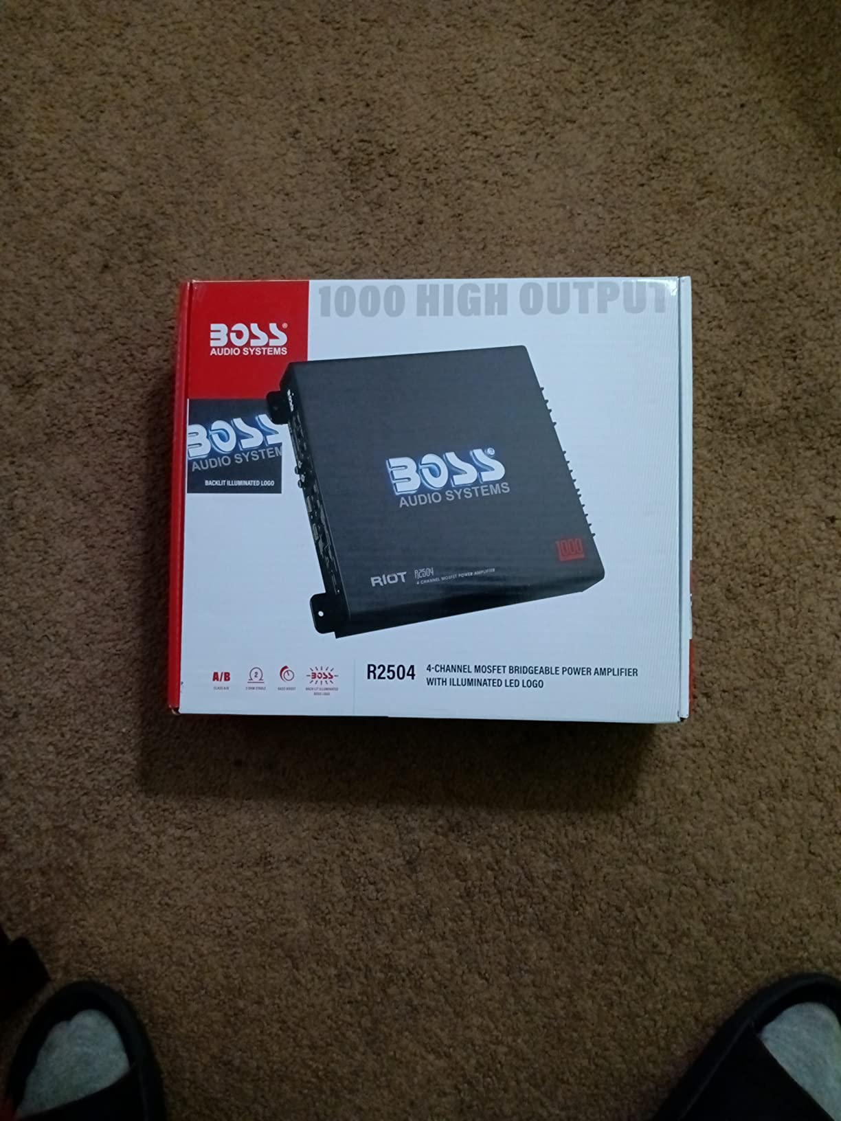 BOSS Audio Systems R2504 4 Channel 1000 Output Class A/B Car Amplifier customer photo 1