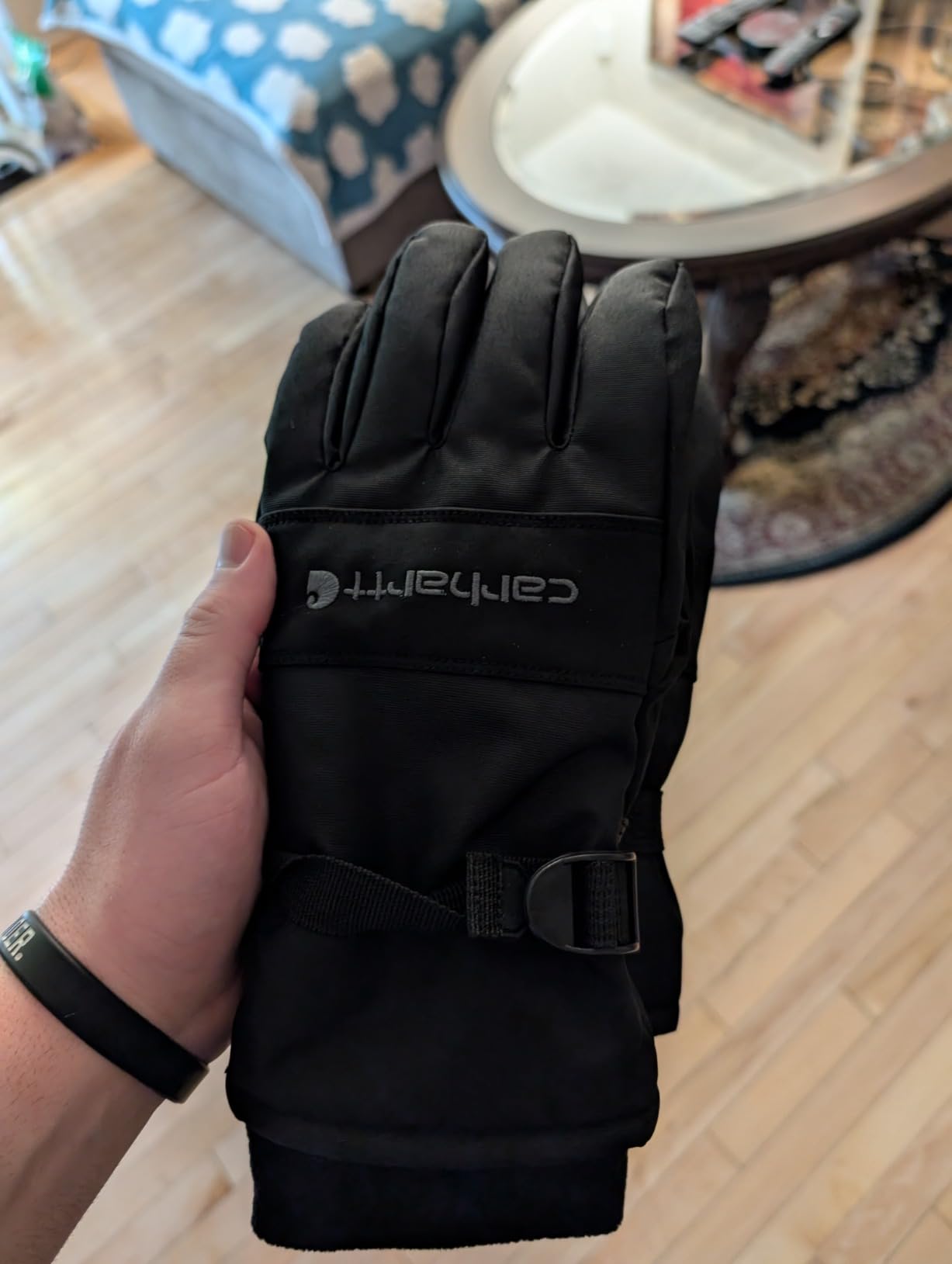Carhartt Men's Waterproof Insulated Knit Cuff Glove customer photo 1