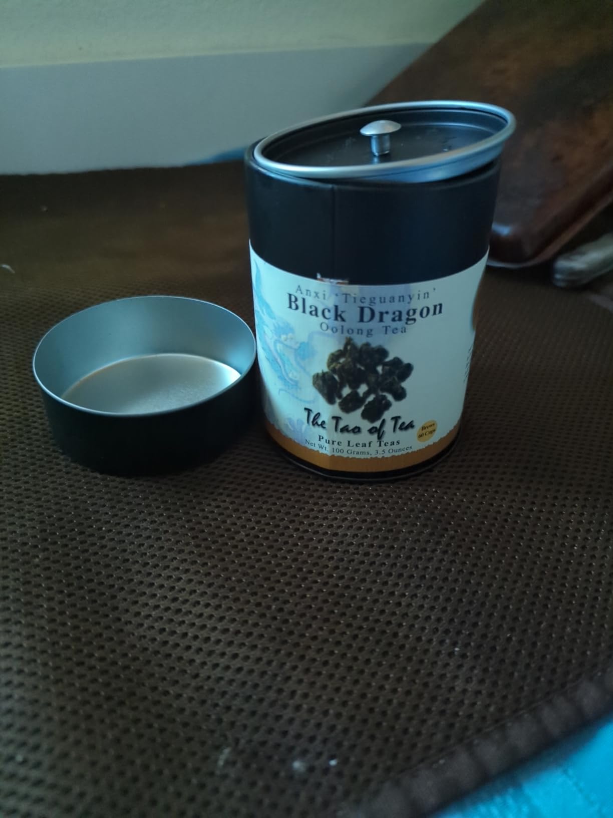 The Tao of Tea, Black Dragon Oolong Tea, Loose Leaf, 3.5 Ounce Tin customer photo 2