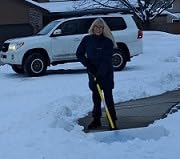 The Snowplow the Original Snow Pusher 24