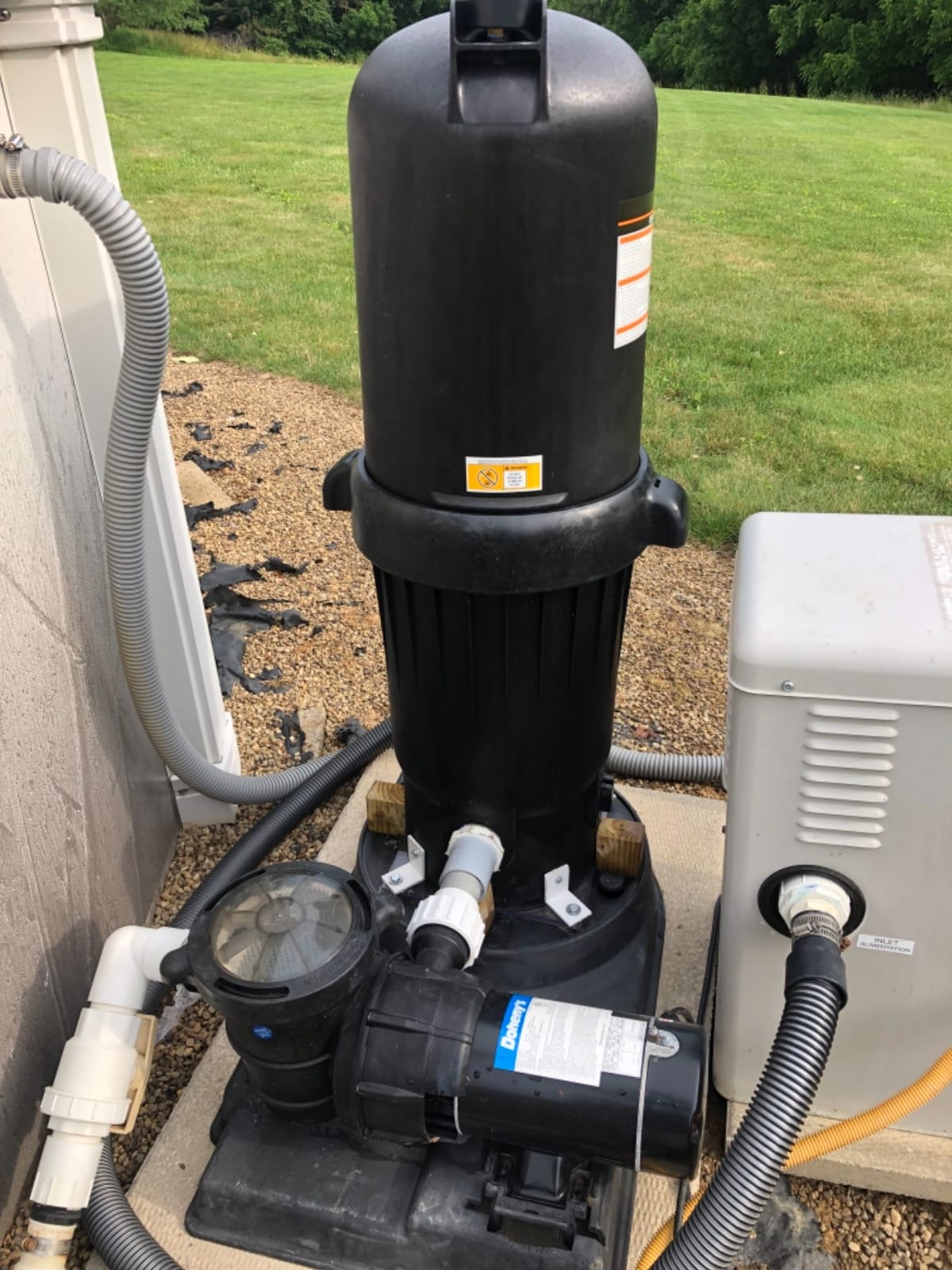 XtremepowerUS Swimming Pool Cartridge Filter, High Flow Filter System for In-Ground & Above Ground Pools & Spas, 2-Inch Ports, Heavy-Duty Pool Water Filtration (200 SF) customer photo 1