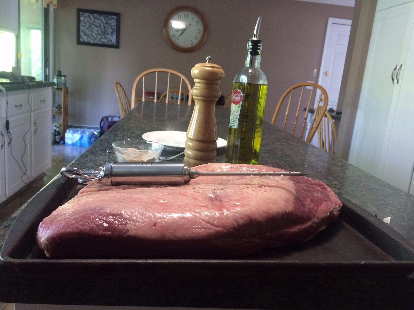 304-Stainless Steel Meat Injector - With Marinade Straw! 4 Needles, Spare Orings, Ebook, Spares Available! The Original 2oz Marinade Injector Syringe Kit Creates Juiciest Turkey and BBQ Ever! customer photo 1