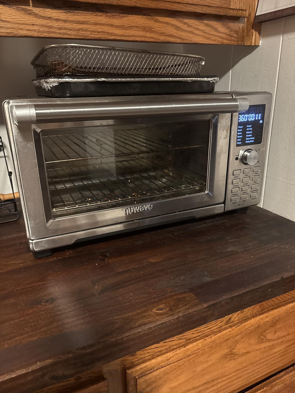 Nuwave Bravo 30 QT Smart Air Fryer Toaster Oven, 2026 New Convection System, 12-in-1, 50°-500°F, Brushed Stainless Steel customer photo 1