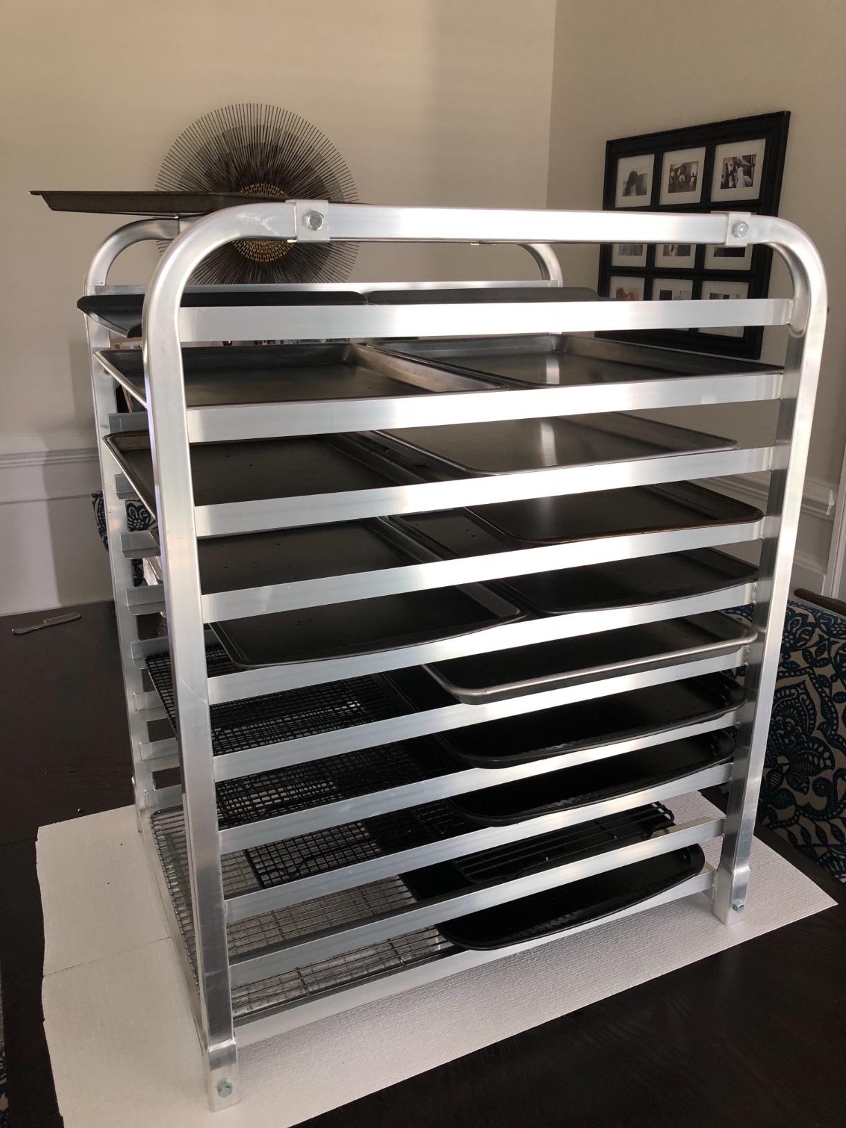 GRIDMANN Commercial Bun Pan Bakery Rack - 10 Sheet customer photo 2