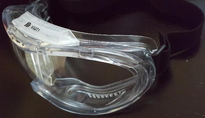 TR Industrial Anti-Fog Approved Wide-Vision Lab Safety Goggle, ANSI Z87.1 Approved customer photo 2