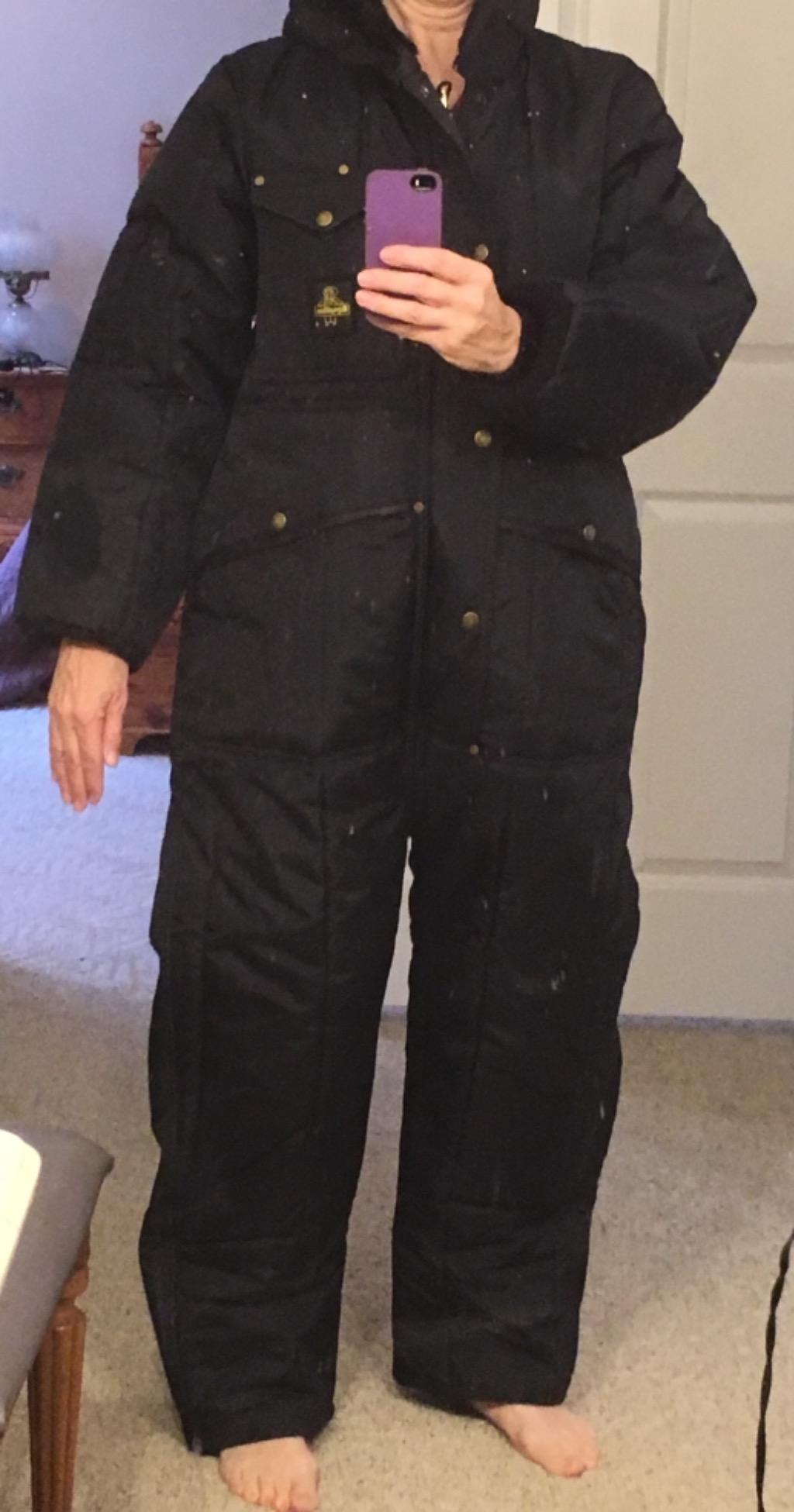 RefrigiWear Men's Iron-tuff Coveralls With Hood customer photo 2