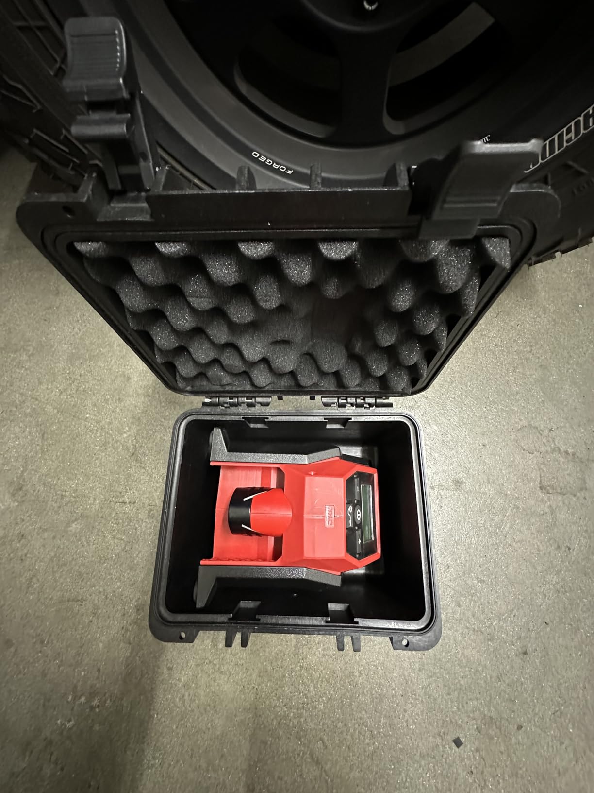 Monoprice Weatherproof / Shockproof Hard Case - Black IP67 level dust and water protection up to 1 meter depth with Customizable Foam, Black, 8.5