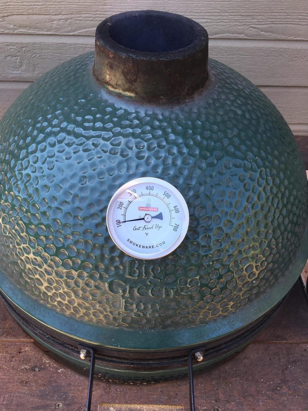 SmokeWare Temperature Gauge – 3-inch Face, 0-700°F Range, White, Replacement Thermometer for Big Green Egg Grills, Made in the USA customer photo 2