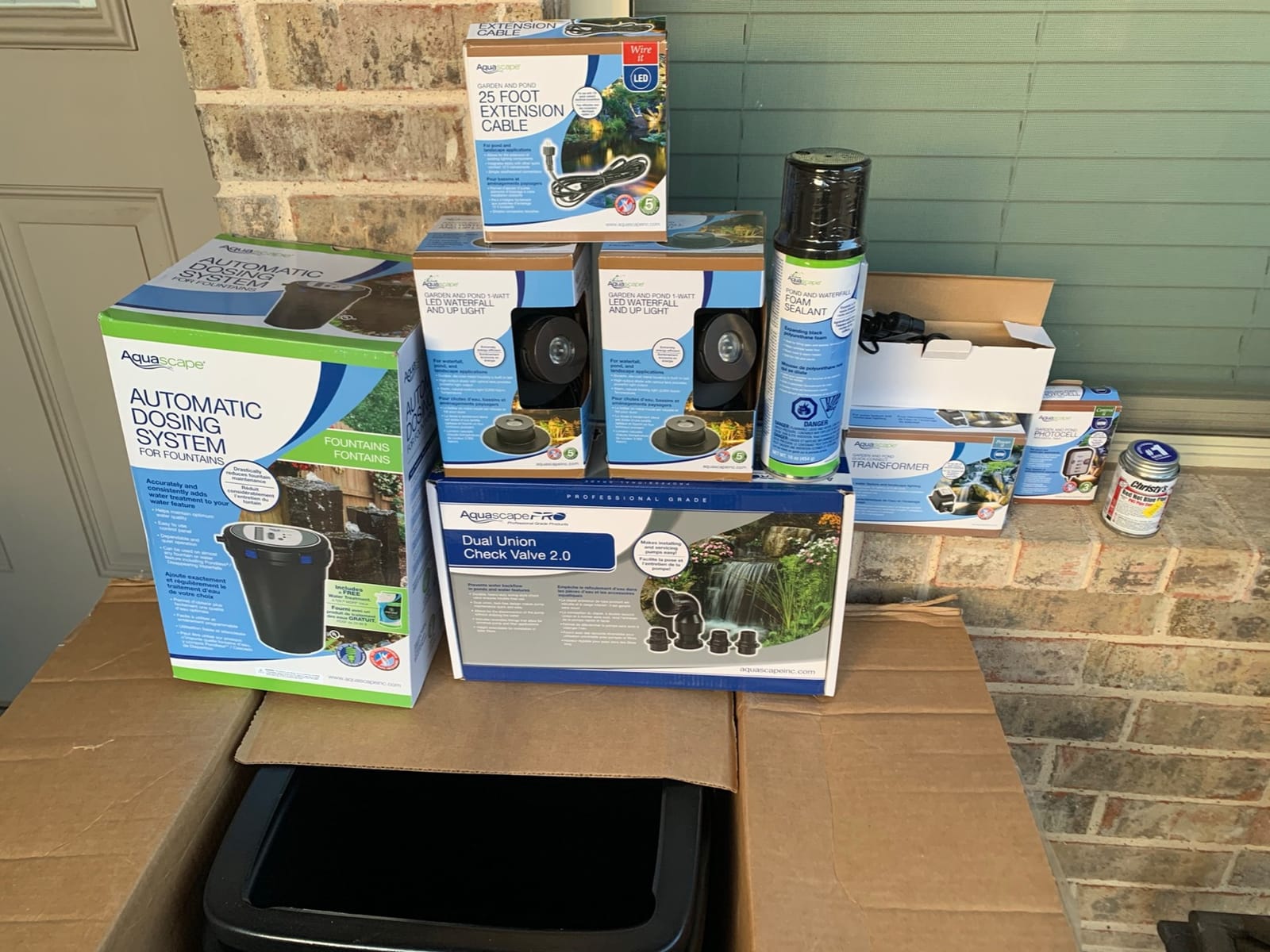 Aquascape Complete Waterfall Kit with 16 Feet Stream, Medium, AquaSurgePRO 2000-4000 Pump, 53039 customer photo 1