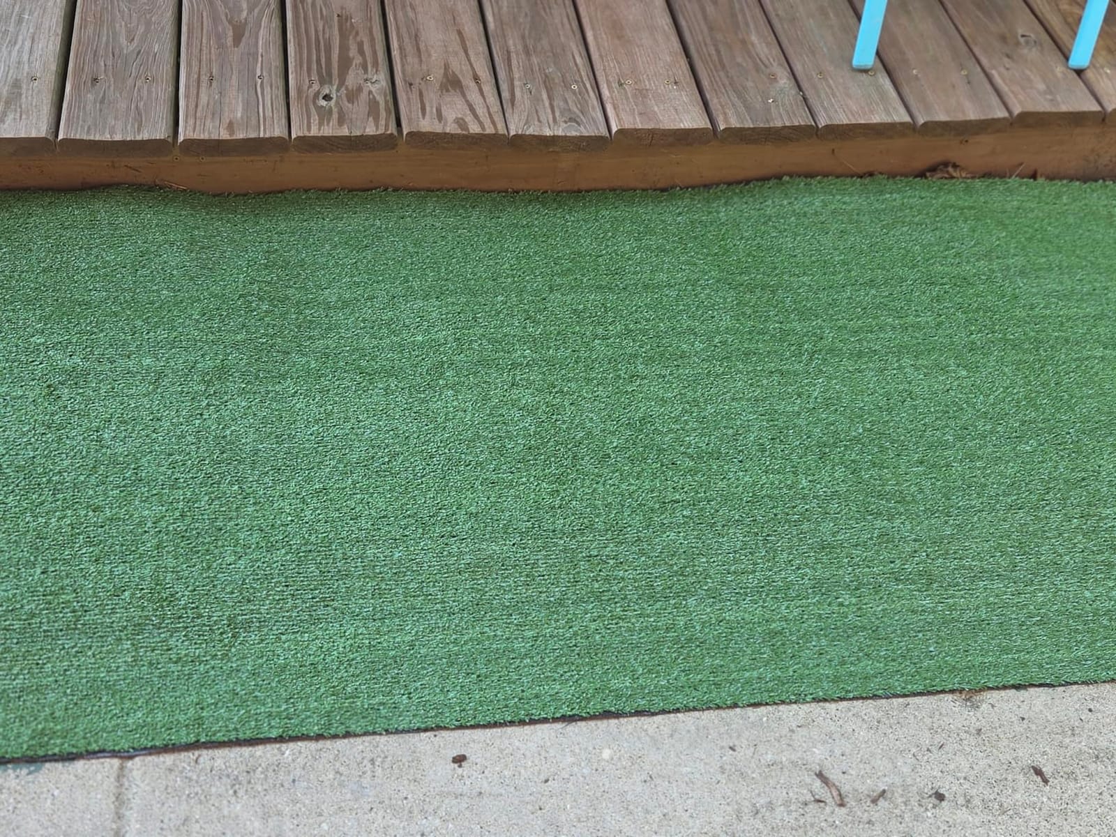 Ottomanson Artificial Grass Outdoor Runner Rug 2'7
