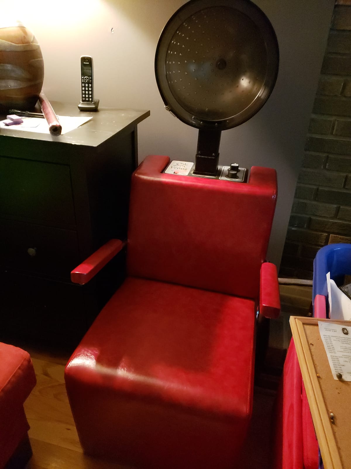 Berkeley Salon Hair Dryer Chair Black Edison Salon Barber Shop Beauty Salon Furniture & Equipment customer photo 1