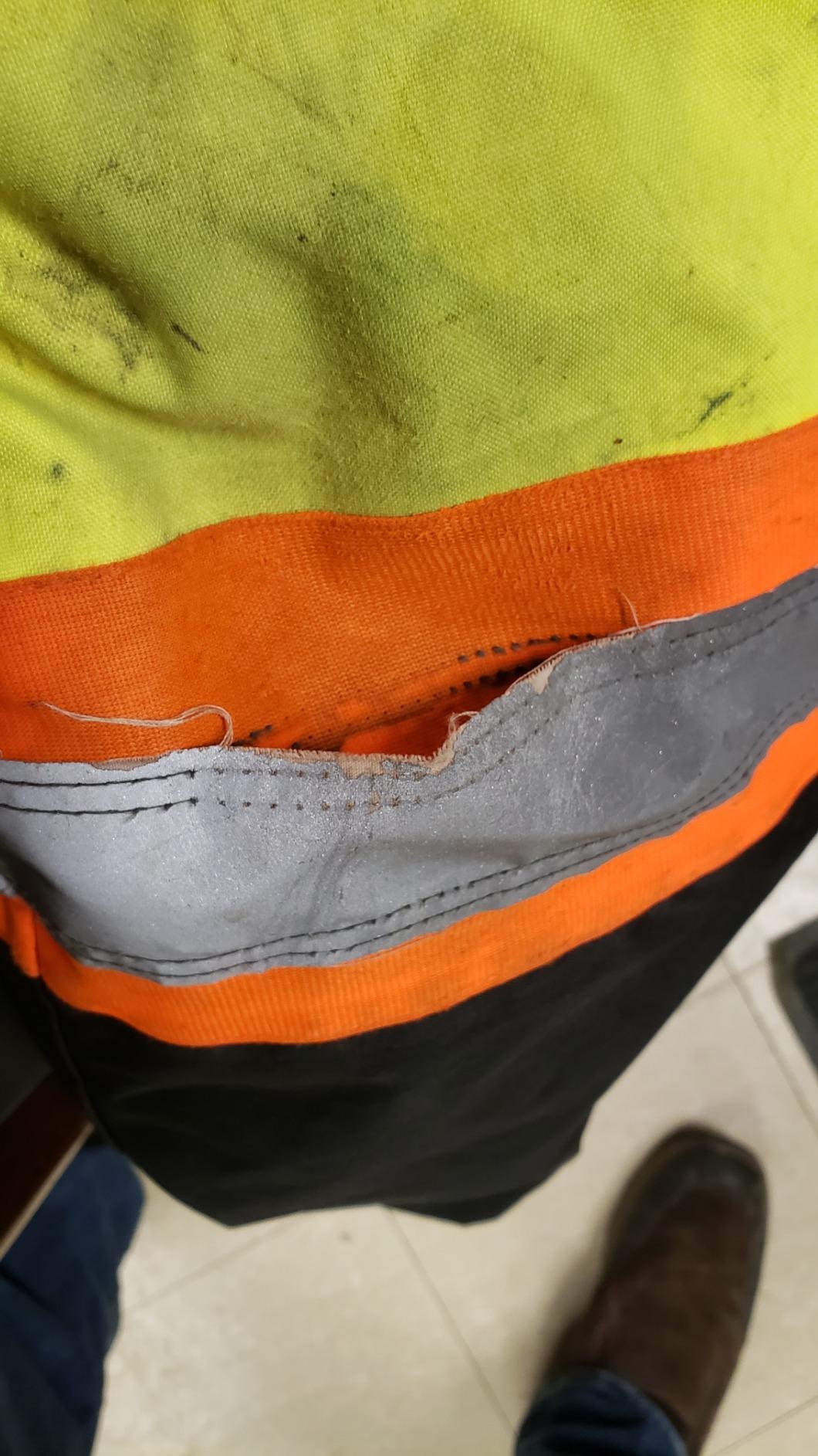 Pioneer Hi Vis Waterproof Bib Pants For Men & Women - Insulated Safety Rain Overalls - For Construction Work - Reflective customer photo 1