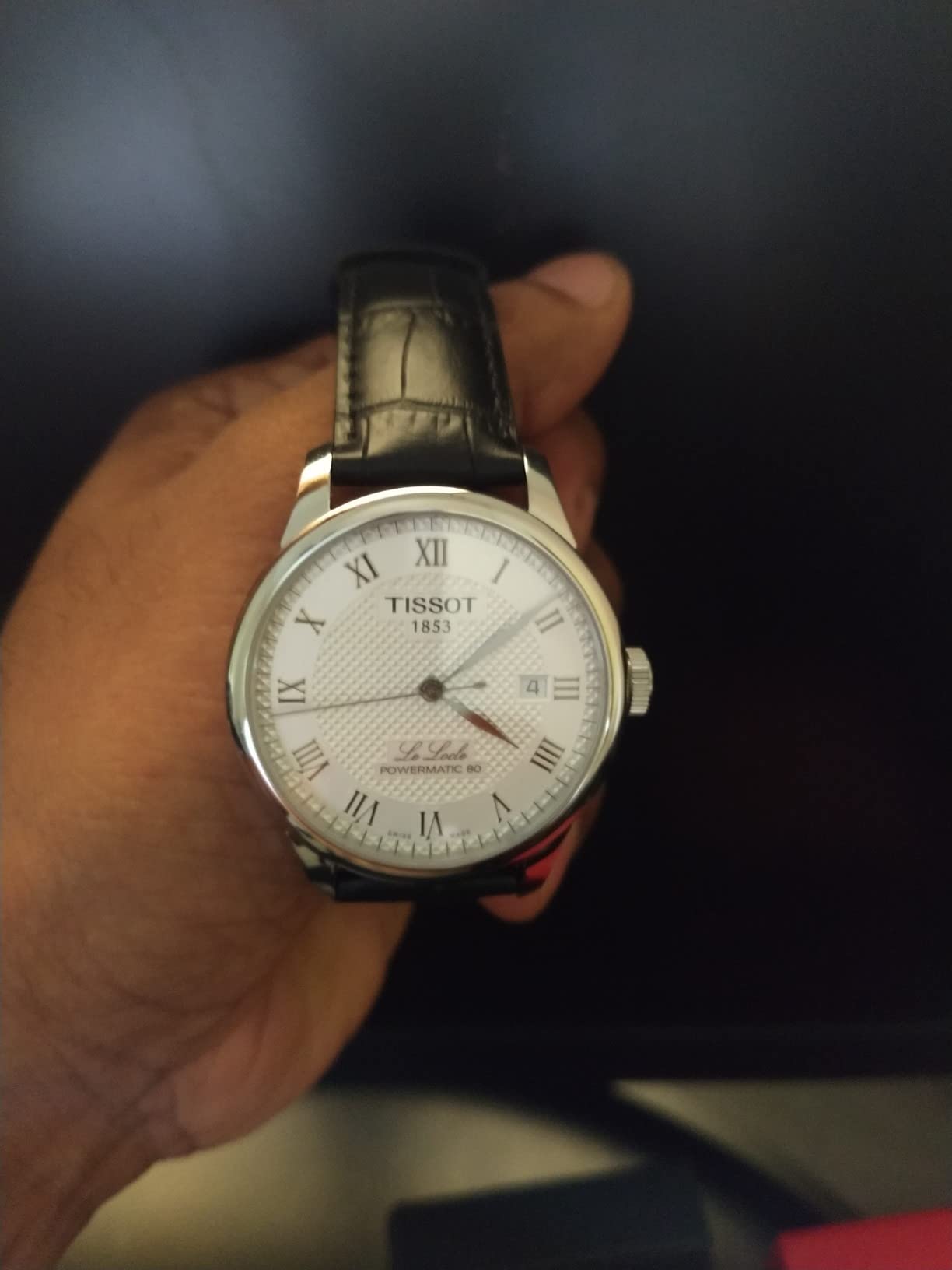 Men's Le Locle Stainless Steel Dress Watch customer photo 2