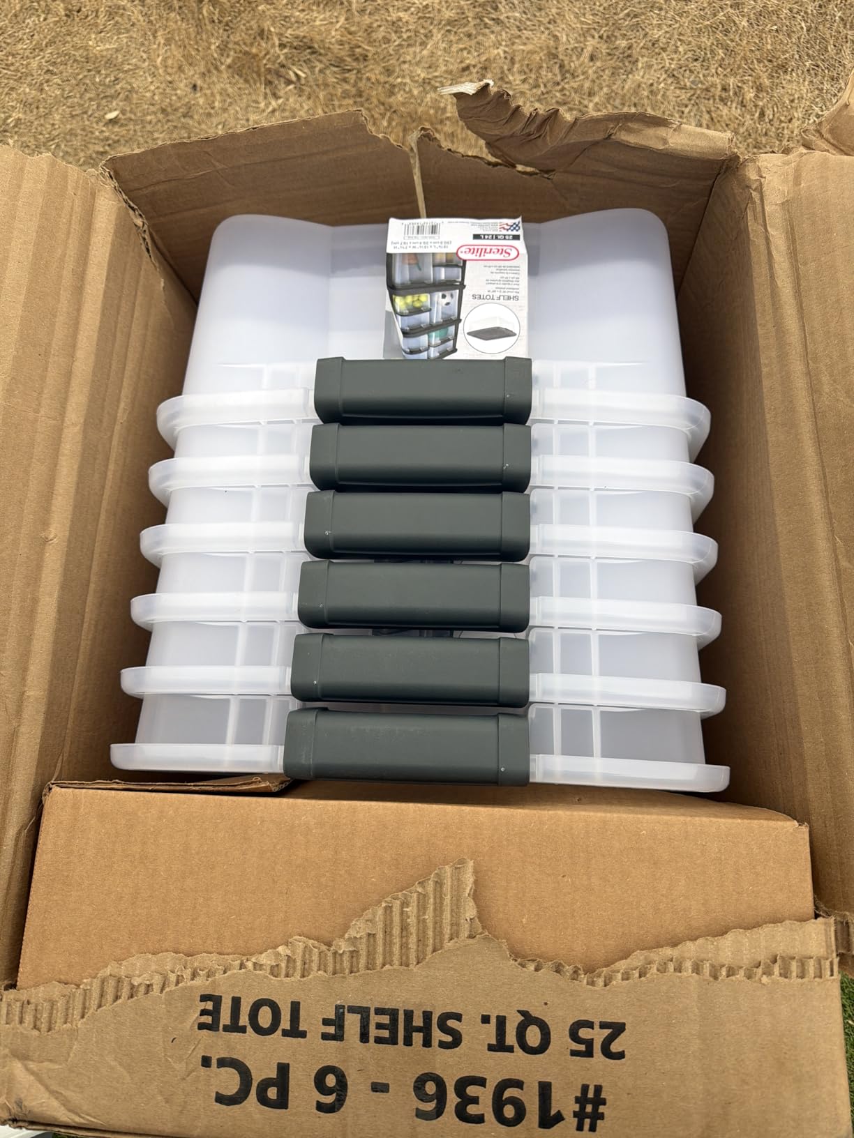 Sterilite 4 Shelf Unit, Heavy-Duty Plastic Storage & Utility Shelving Rack customer photo 2
