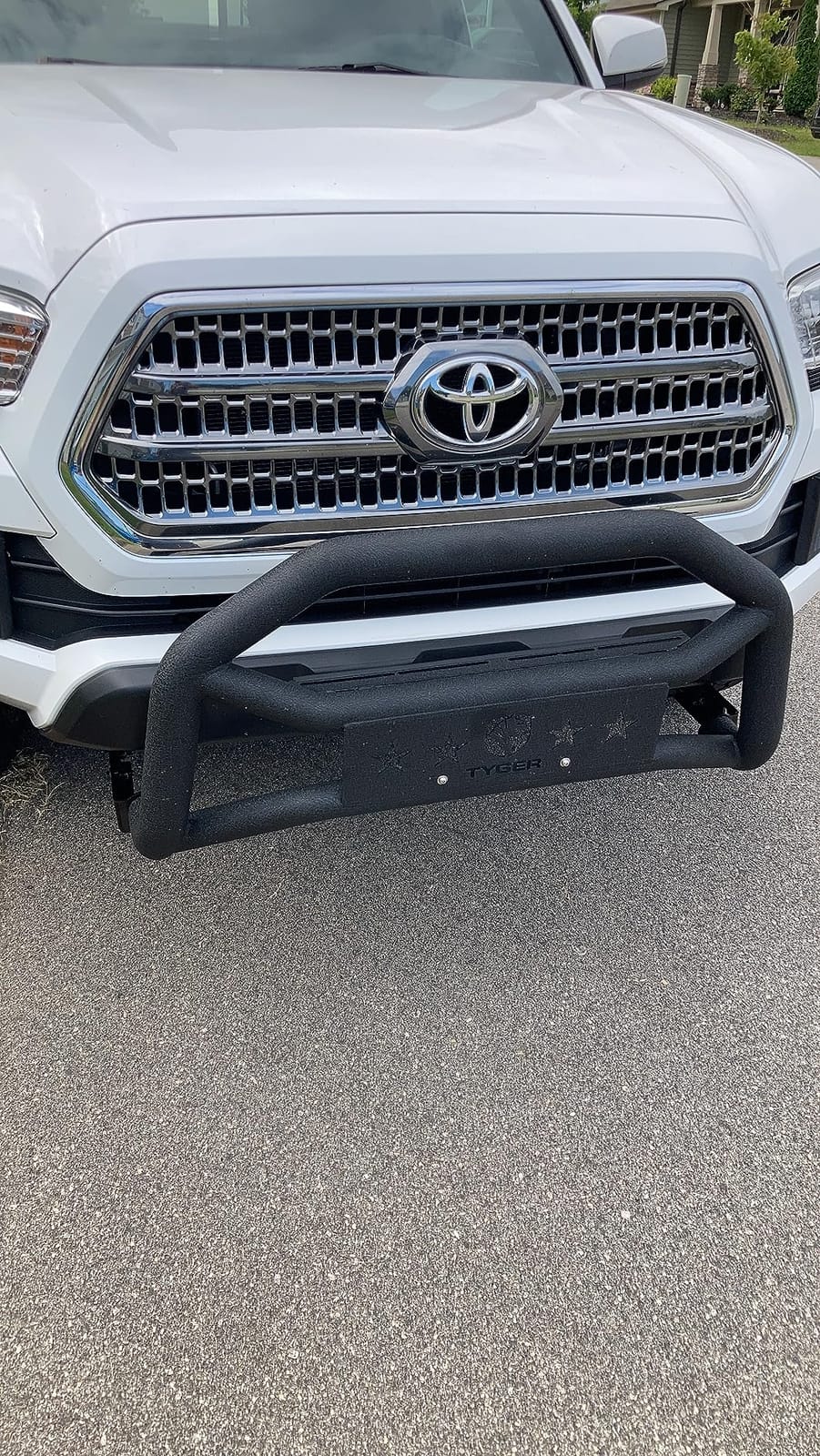 TG-GD6T60028 Front Bumper Guard Compatible with 2016-2023 Tacoma | Textured Black | Light Mount | Bull Bar customer photo 2