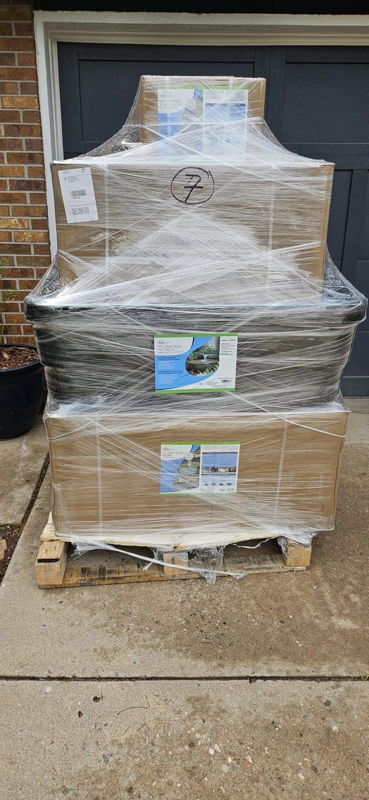 Aquascape Spillway Bowl and Basin Landscape and Garden Fountain Kit | 58087 customer photo 1