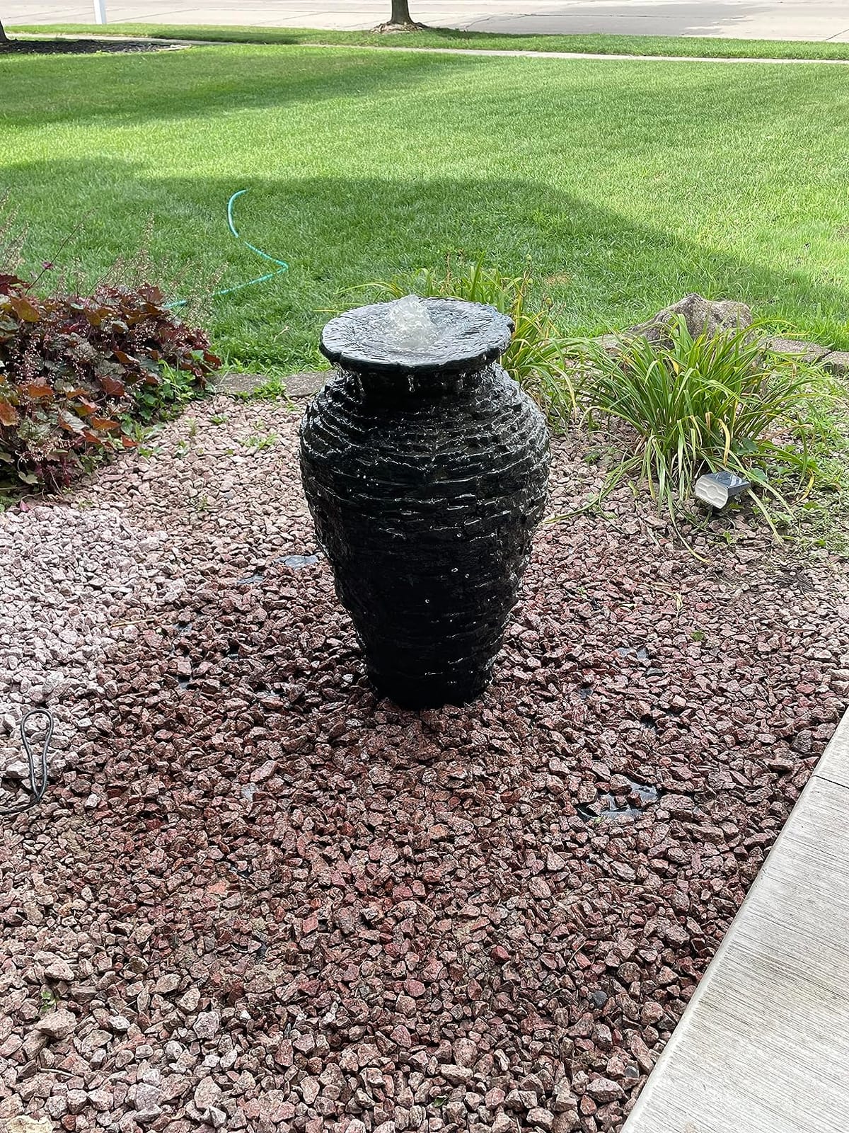 Aquascape Medium Stacked Slate Urn Water Fountain Kit for Landscape and Garden | 58090 customer photo 1