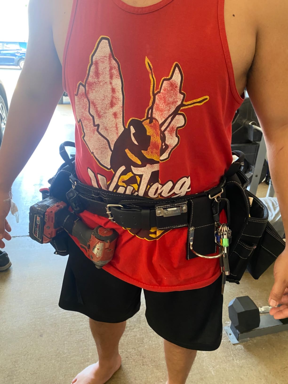 Gatorback B145 Carpenter & Framer Triple Tool Belt Combo, Medium customer photo 2