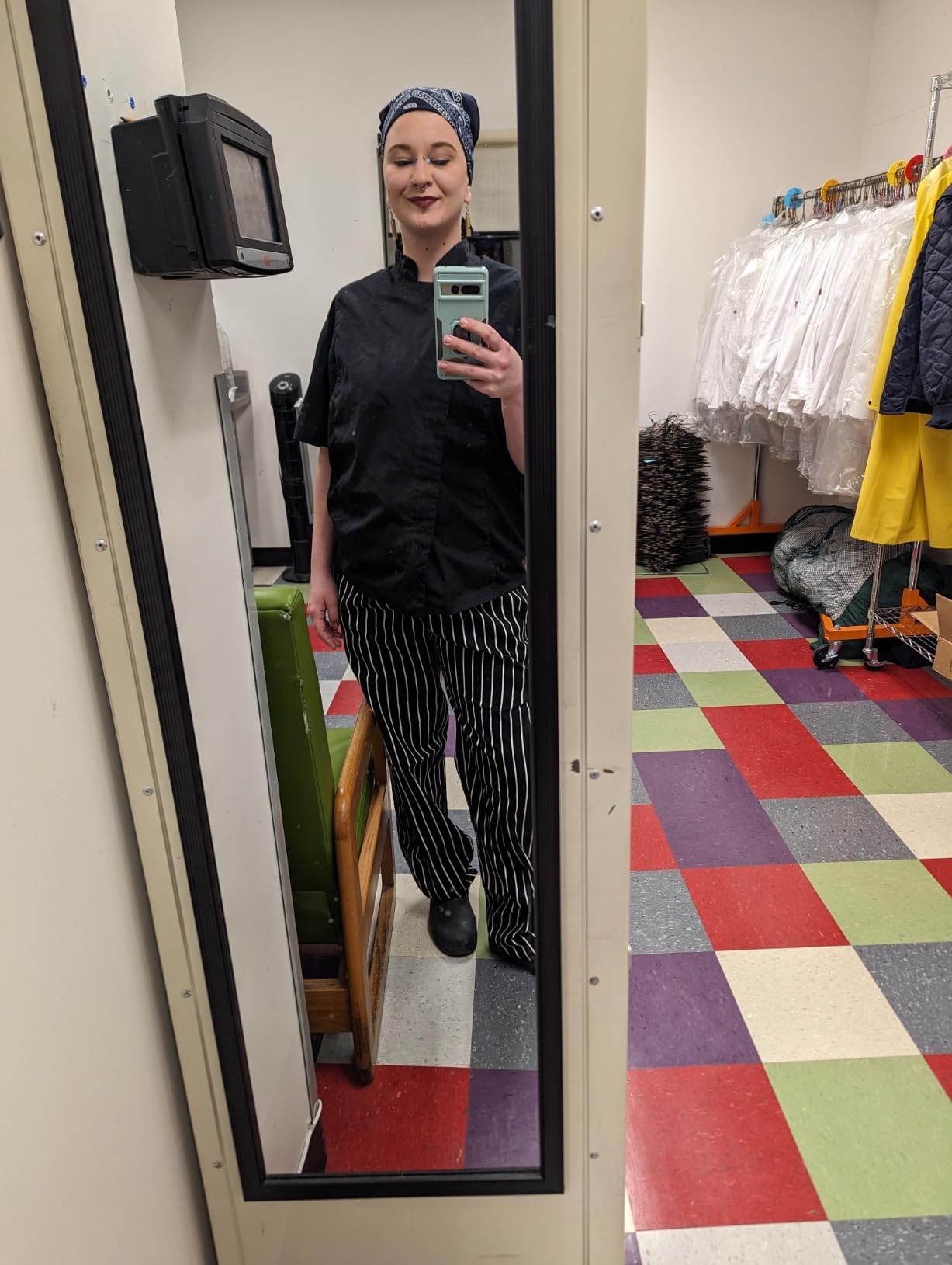 TopTie Unisex Short Sleeve Chef Coat Jacket customer photo 1