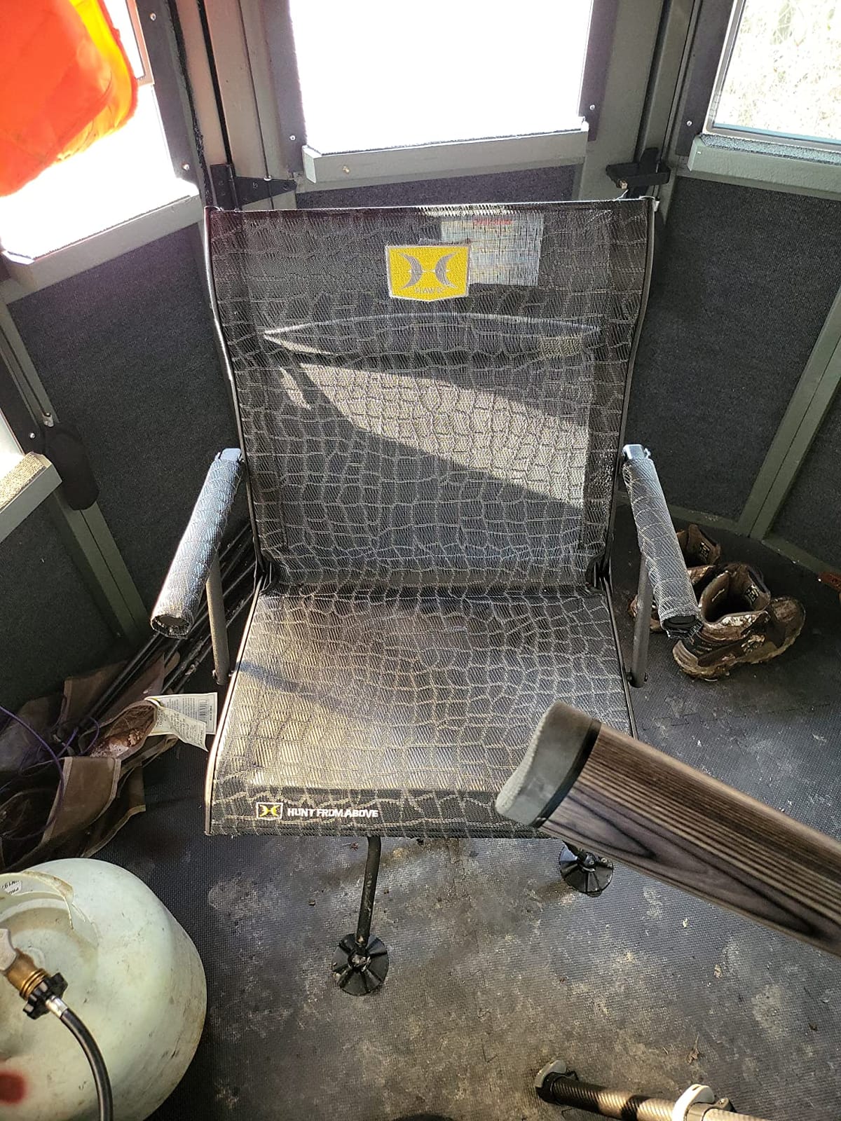 Hawk Stealth Spin Chair - Silent (Black) customer photo 2