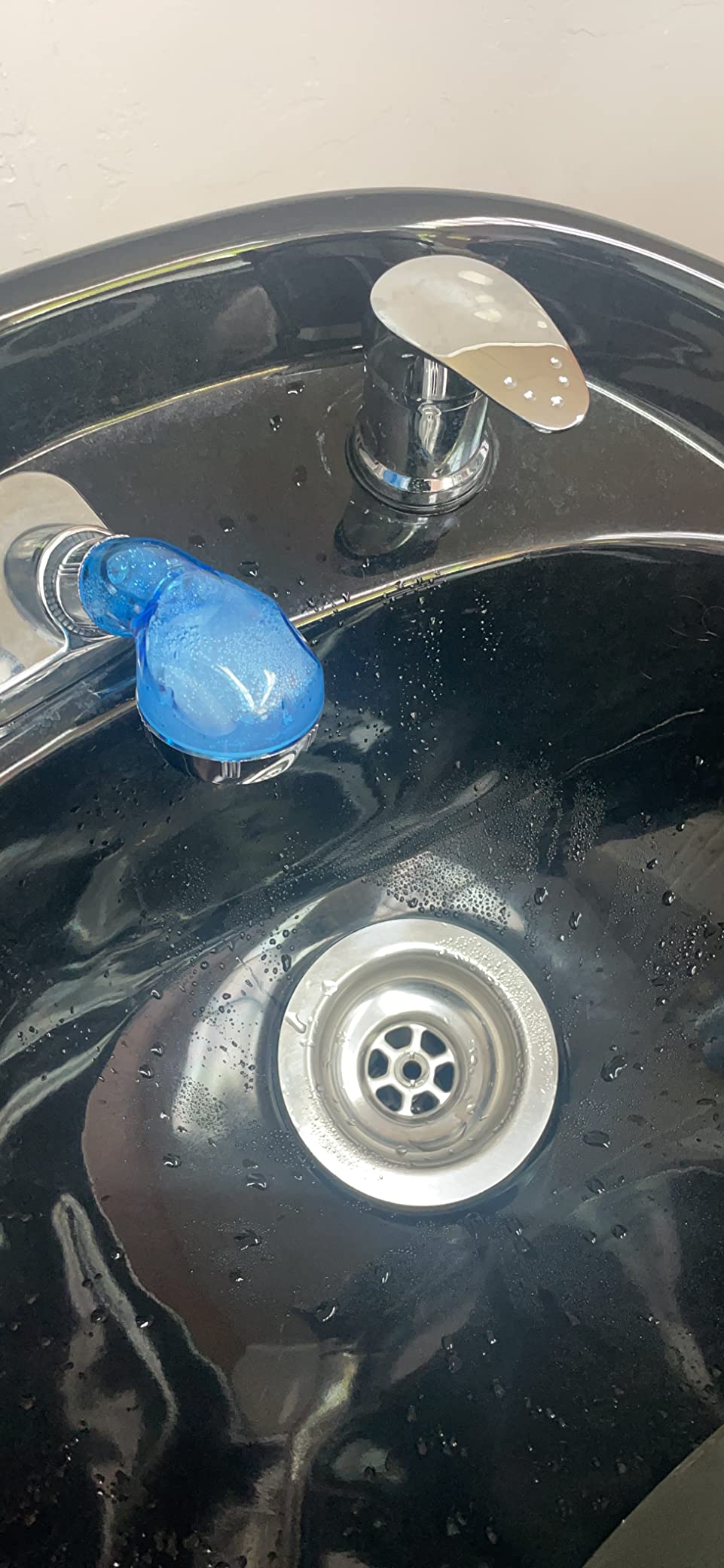 Salon Shampoo Bed Bowl Sink Basin Faucet or Backwash Unit,Shampoo Bowl Faucet with Hose and Shower Spray Head Wash Hair Sprayer,Chrome customer photo 1