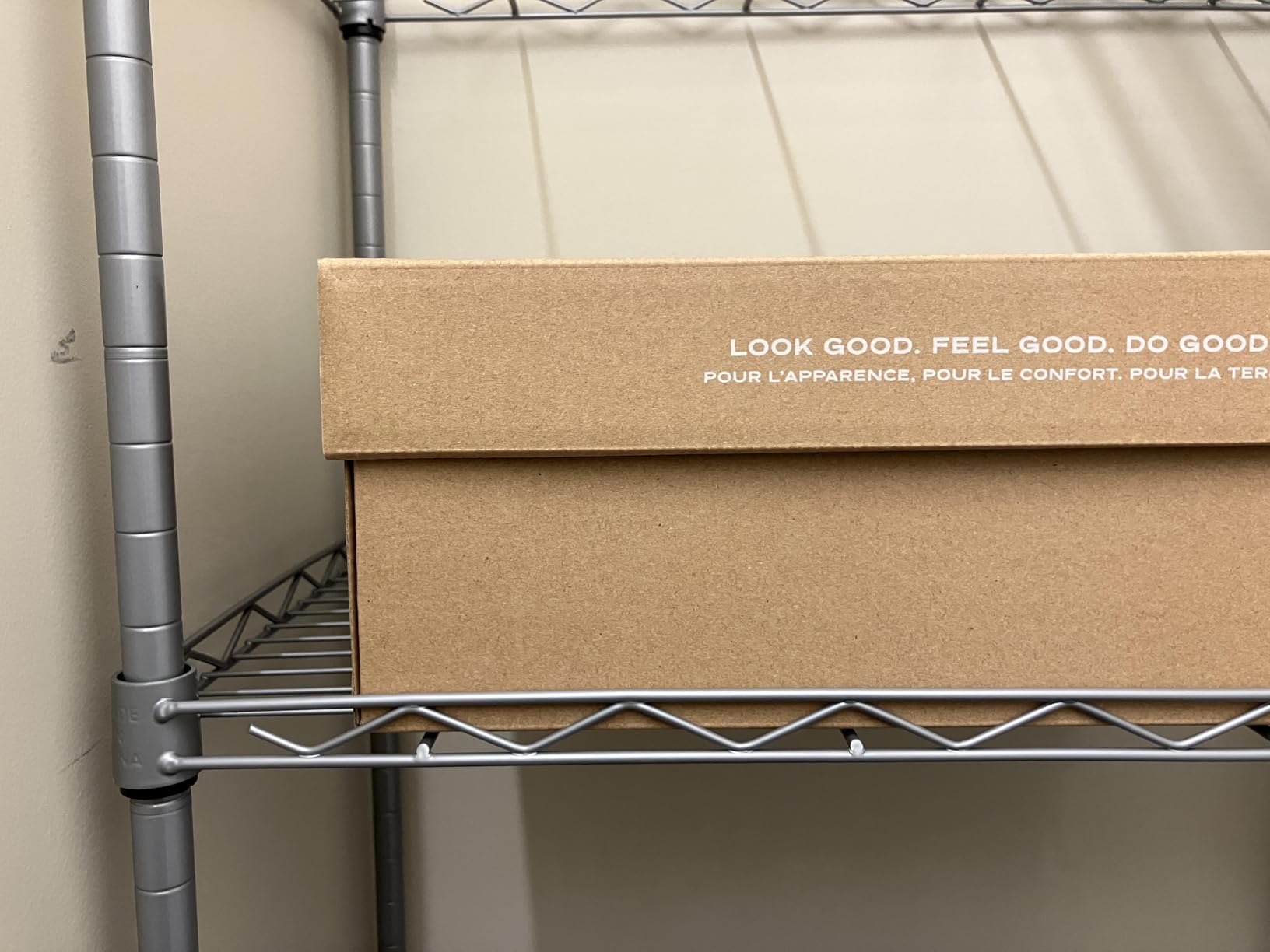 Homdox 5 Tier Steel Wire Shelving Unit on Wheels,Chrome Shelves for Garage Kitchen Living Room,Heavy Duty Shelving Rack, 23.2 x 13.8 x 72 inch (L x W x H) customer photo 2