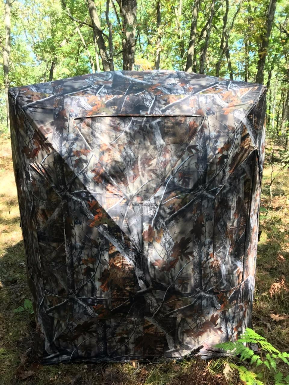 JM Rusk Two-Tall Extra Tall Two to Three Person Hunting Blind customer photo 2