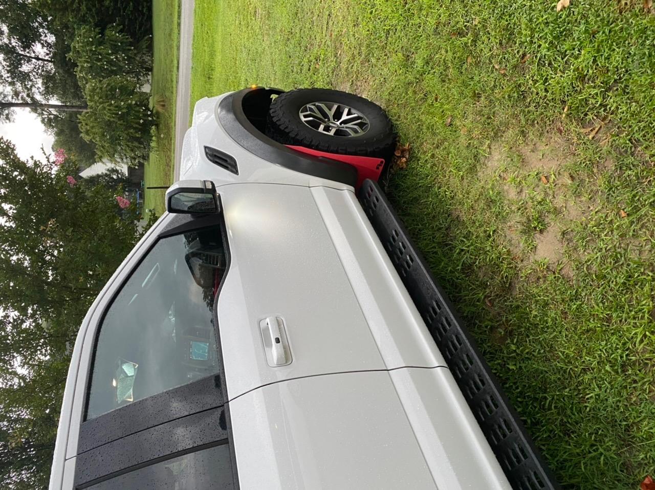 RokBlokz Mud Flaps for 2017-2020 Ford Raptor - Set of 4 - Multiple Colors Available - Mud Guards are Custom Cut and Fit - Includes All Mounting Hardware (Black with Black Logo) customer photo 1