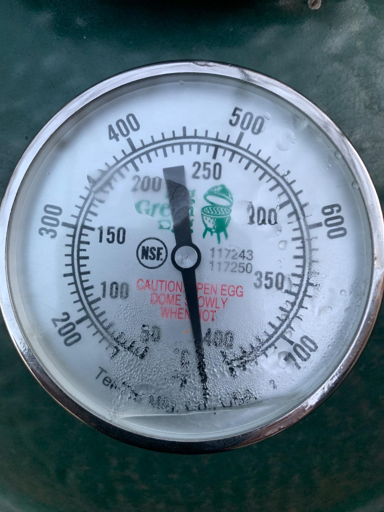Big Green Egg TEL-TRU LG DIAL Temp Gauge 3