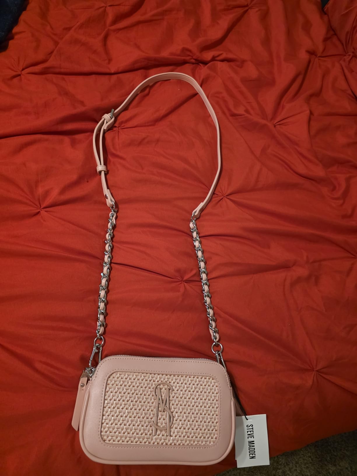 Steve Madden Women's Daisy Quilted Crossbody customer photo 1