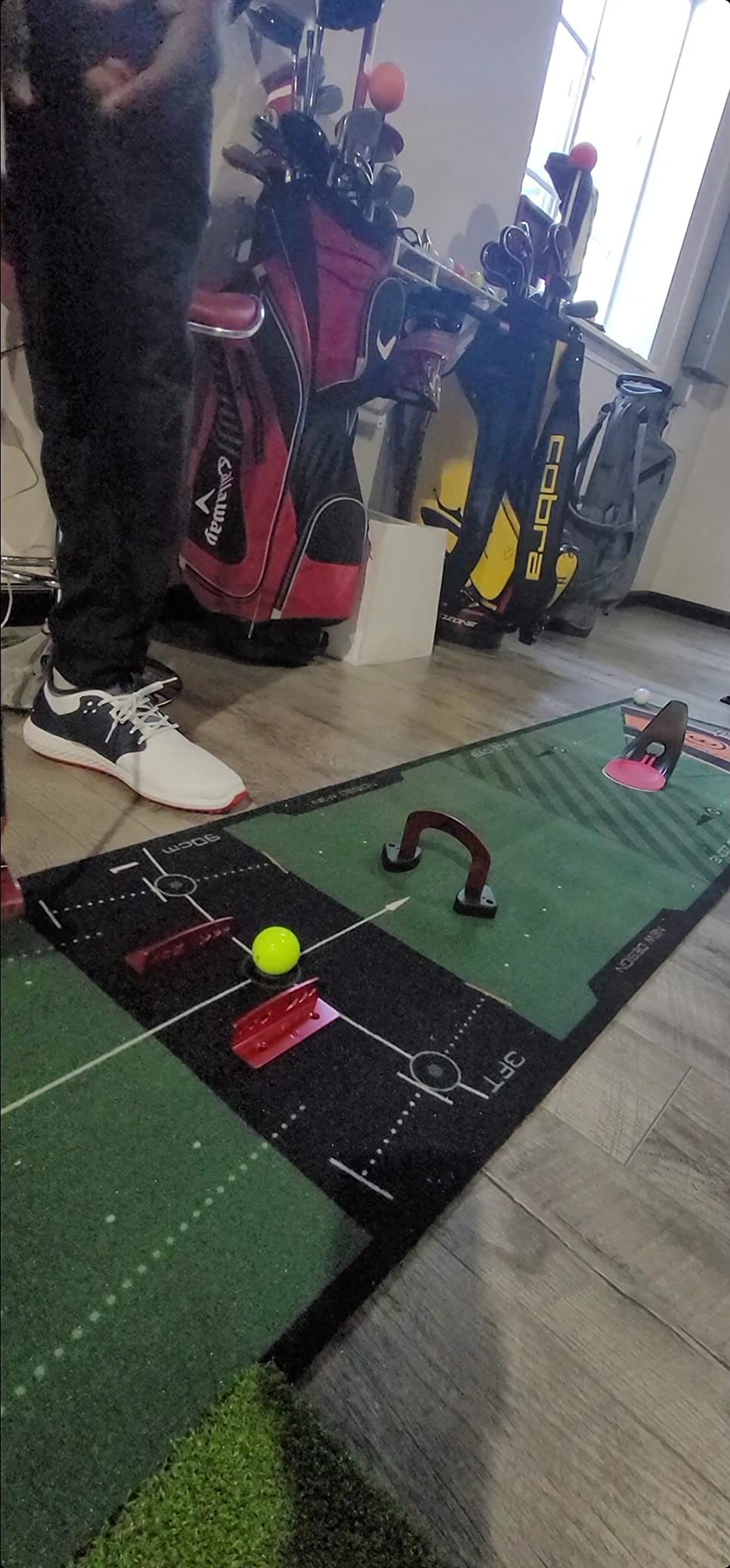 WELLPUTT - Golf Putting Training Mat - Classic Green 10ft customer photo 1