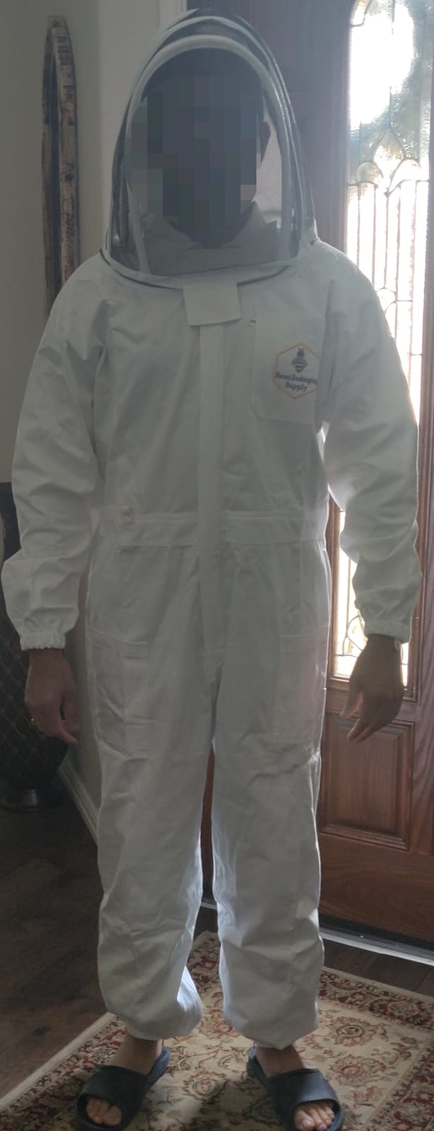 Bee Suit with Fencing Veil and Gloves – Large customer photo 2