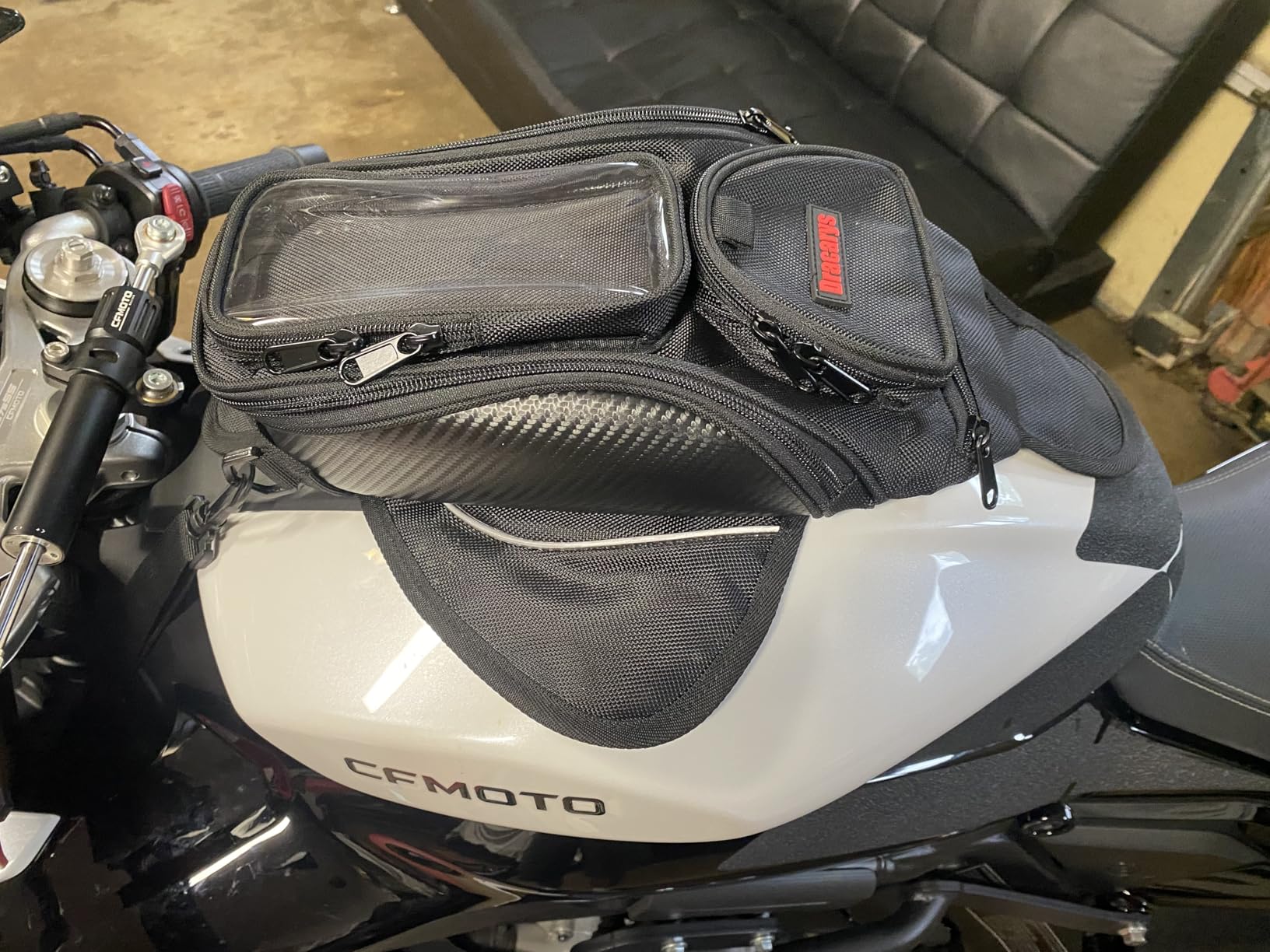 Dracarys Motorcycle Tank Bag Oxford Saddle Black Motorbike Bag - Strong Magnetic Bag for Honda Yamaha Suzuki Kawasaki Harley customer photo 1