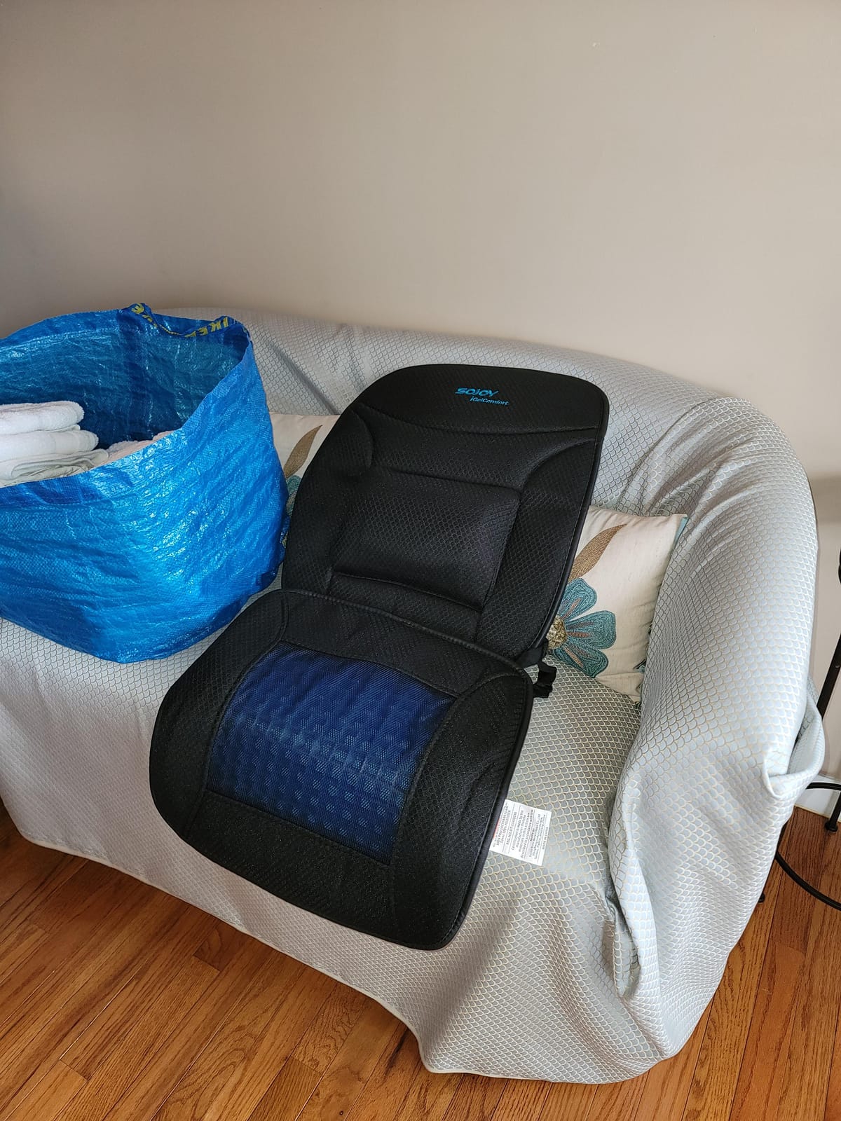 Sojoy Truck Seat Cushion – Gel Memory Foam Seat Pad with Lumbar & Back Support, for Office Chair, Car & Semi-Truck, Pain Relief & All-Day Comfort customer photo 1
