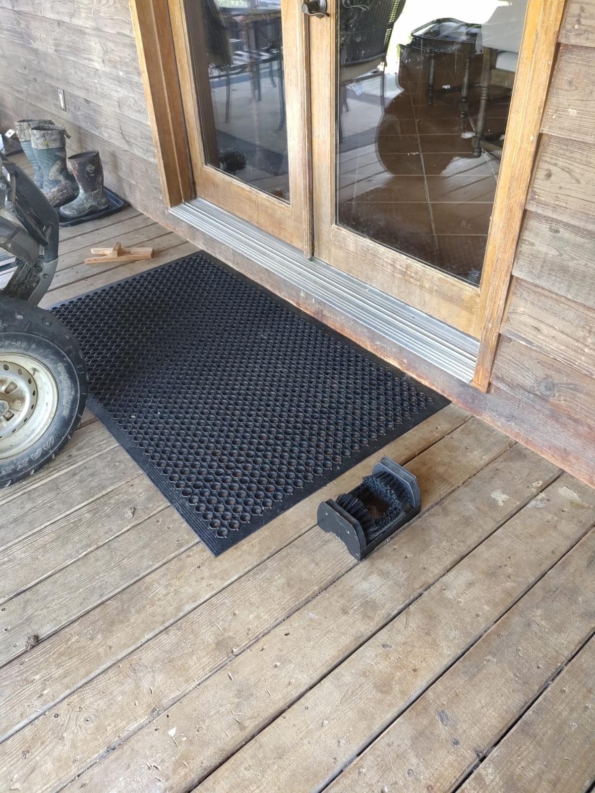 Lovinland Ourdoor Rubber Floor Mat for Outside Entrance 60