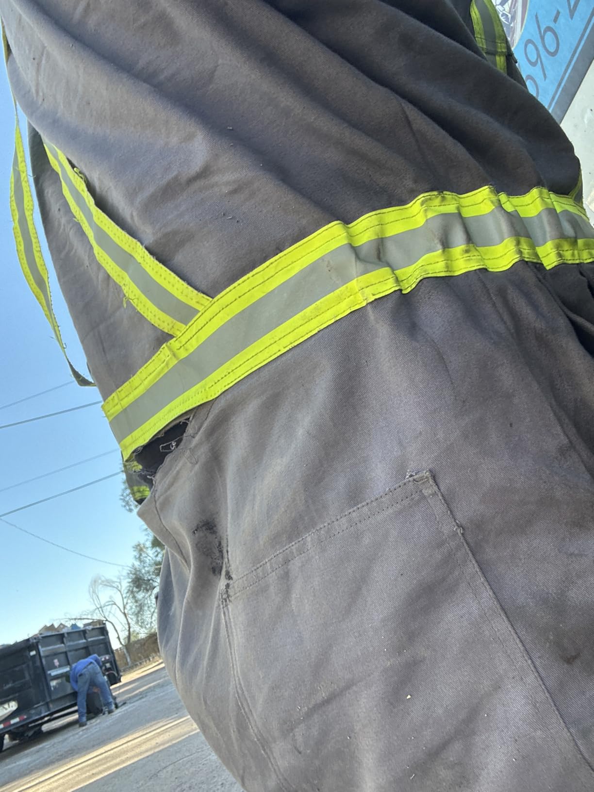 Flame Resistant FR High Visibility Hi Vis Coverall customer photo 1