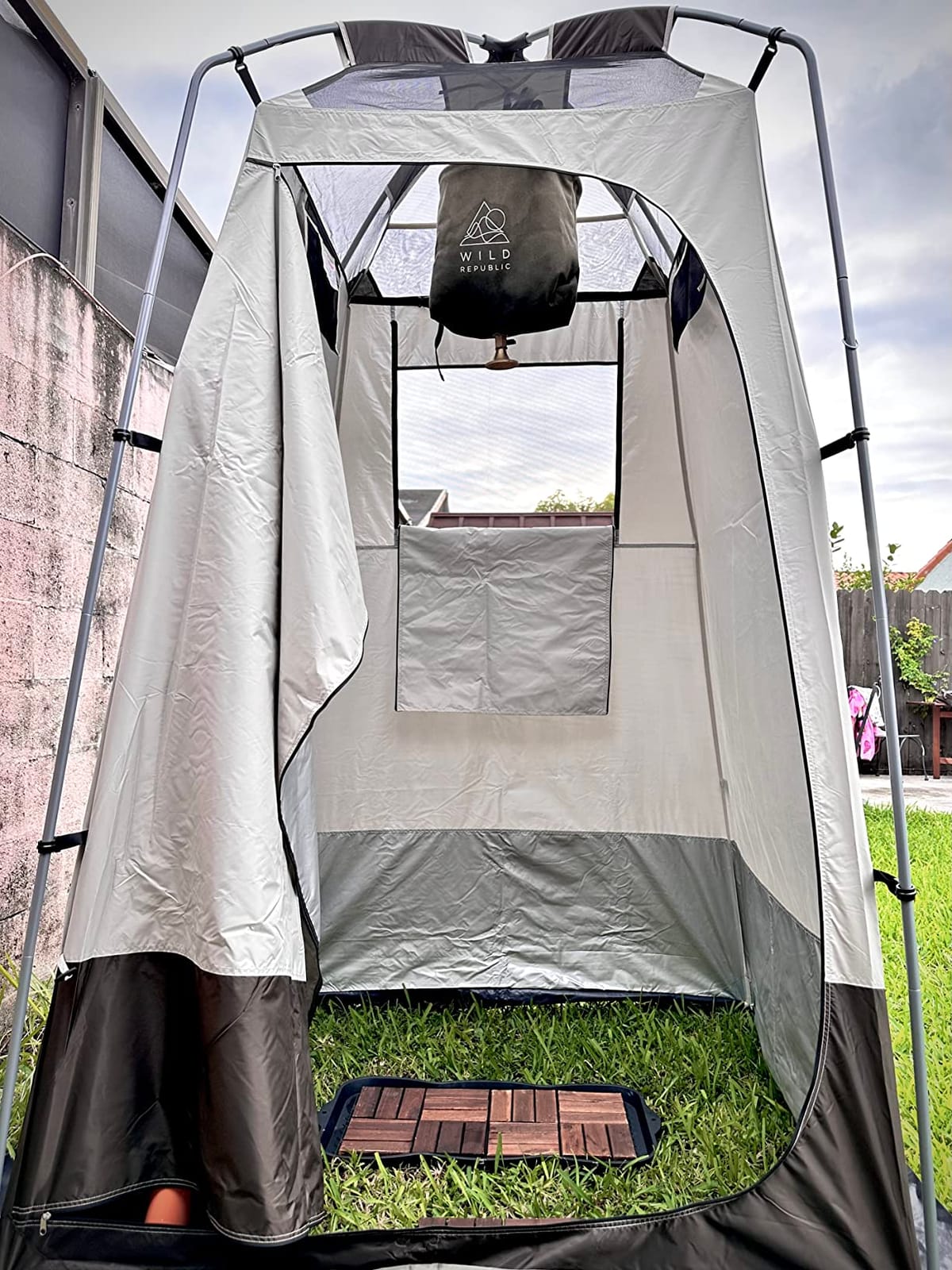 Outdoor Shower Tent Changing Room Privacy Portable Camping Shelters customer photo 1