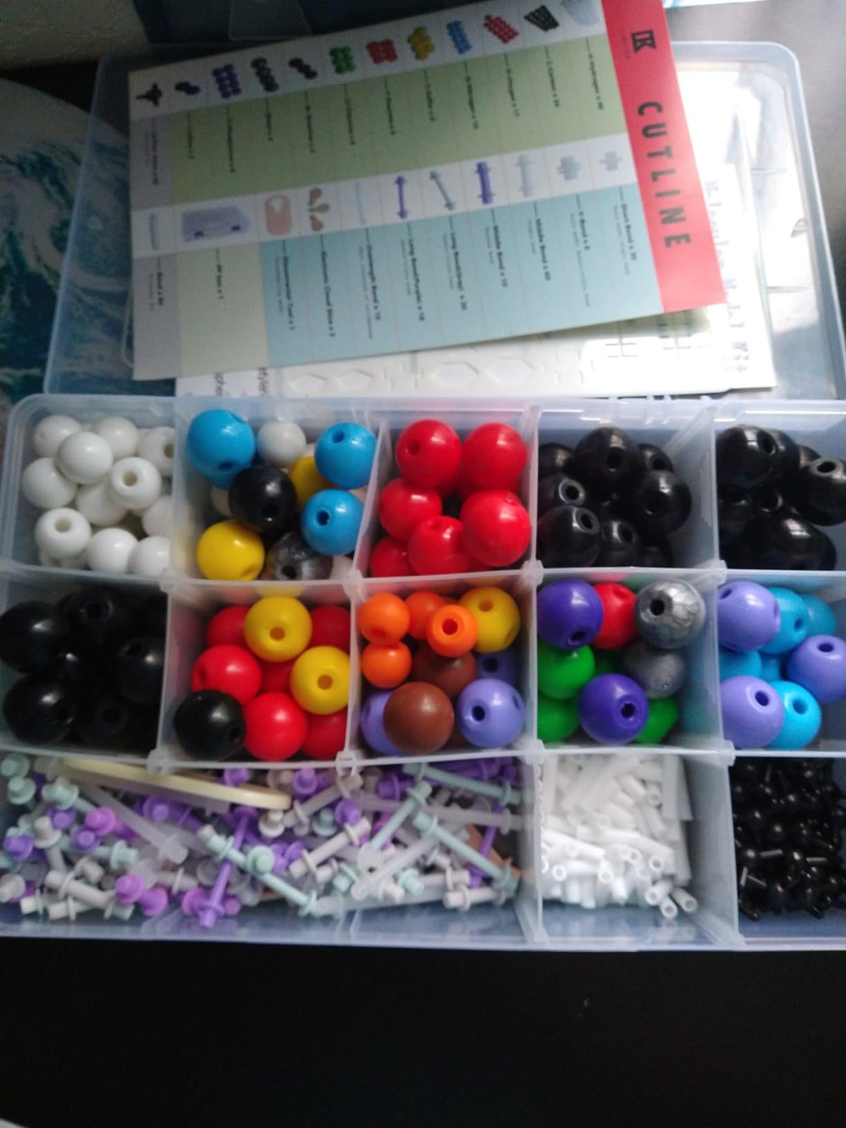 LINKTOR Chemistry Molecular Model Kit (444 Pieces), Student or Teacher Set for Organic and Inorganic Chemistry Learning, Motivate Enthusiasm for Learning and Raising Space Imagination, A Fullerene Set customer photo 2