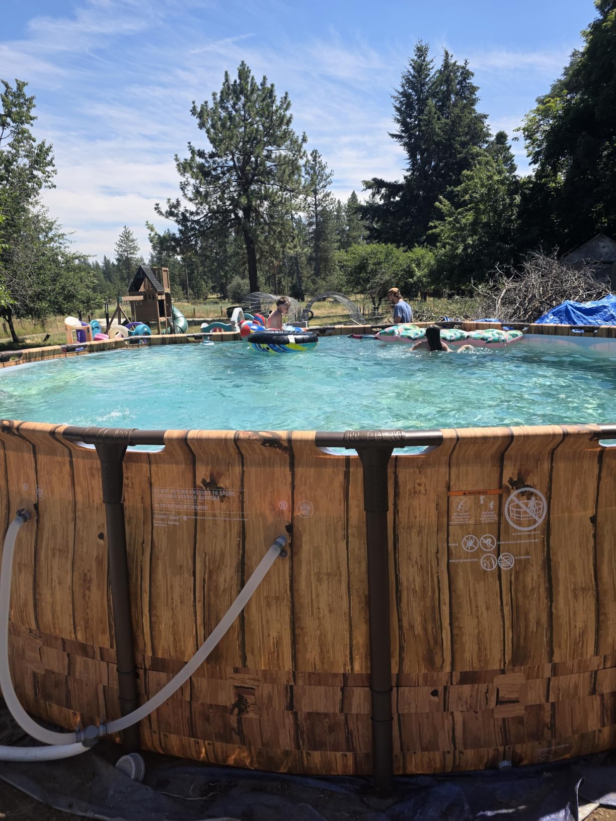 INTEX Krystal Clear 2,800 GPH Sand Filter Pump for Above Ground Pools customer photo 2
