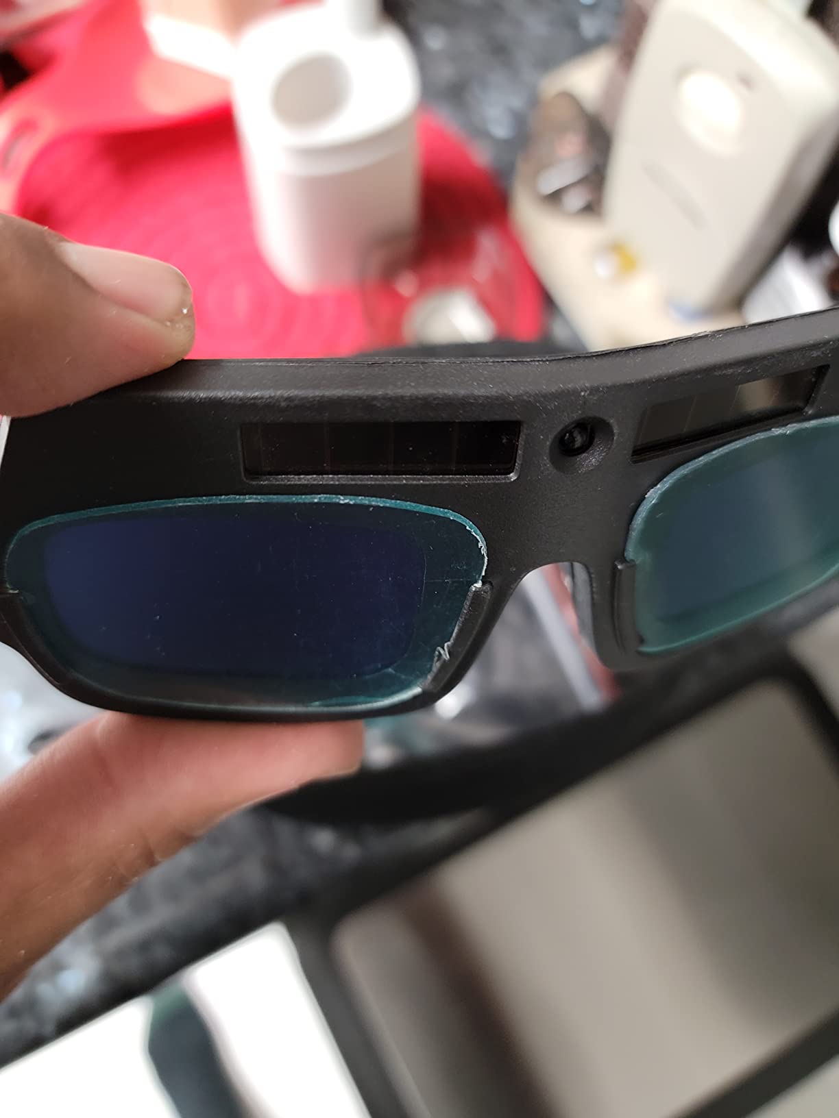 1 Pair Black Solar Auto Darkening Welding Goggle Safety Protective Welding Glasses Mask Helmet, Eyes Goggles Mask Anti-Flog Anti-glare Goggles customer photo 1